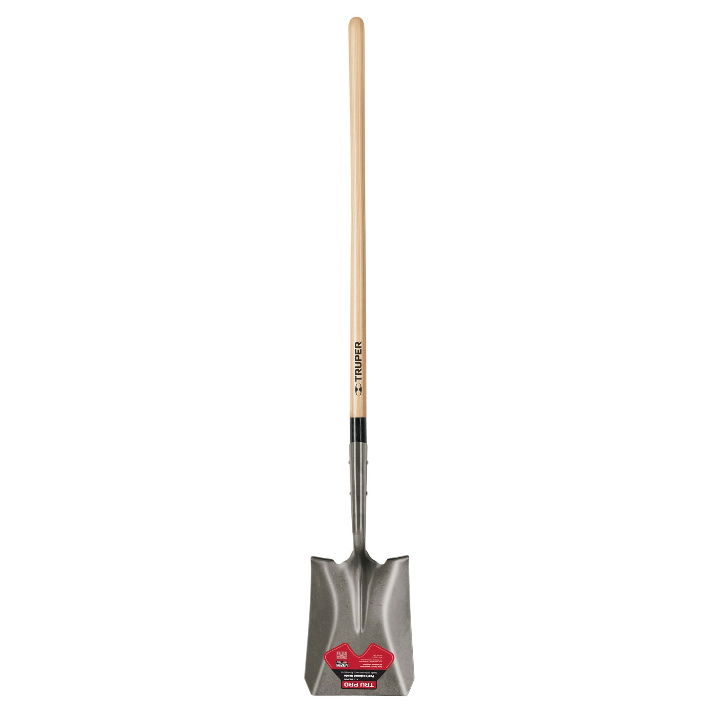Truper Trupro Square Point Shovel Long Handle — priced per each; minimum 6; multiples of 6