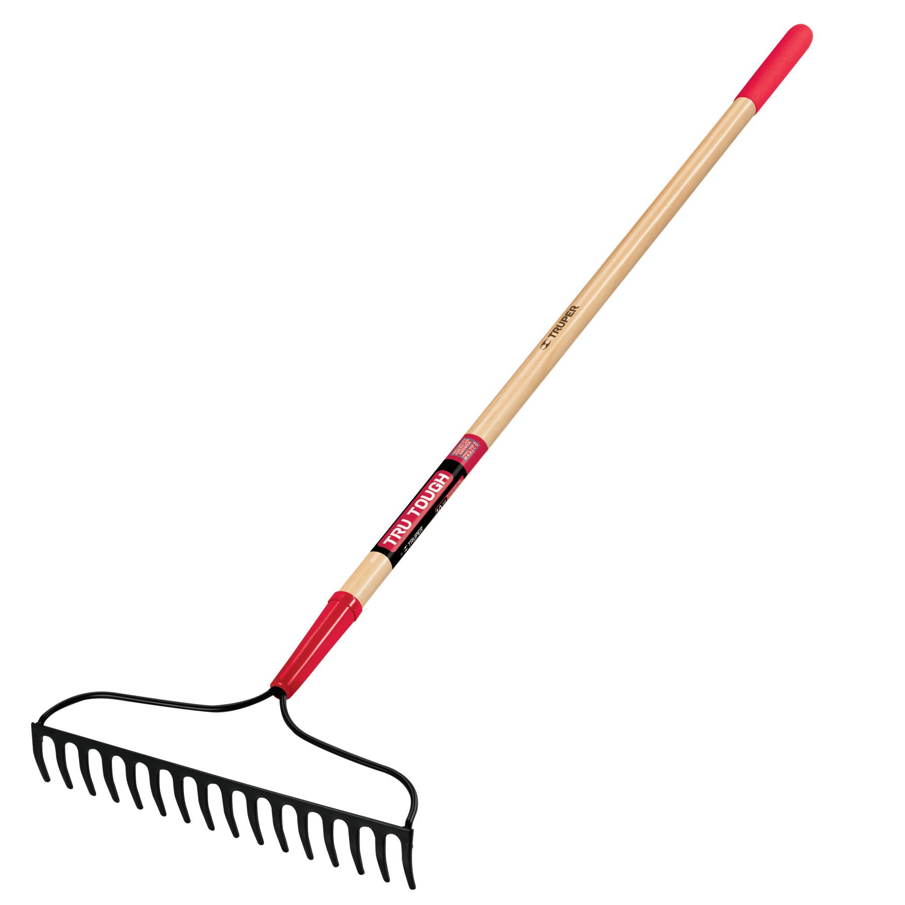 Truper Trutouch Bow Rake 16 Tine Cushion Grip — priced per each; minimum 6; multiples of 6