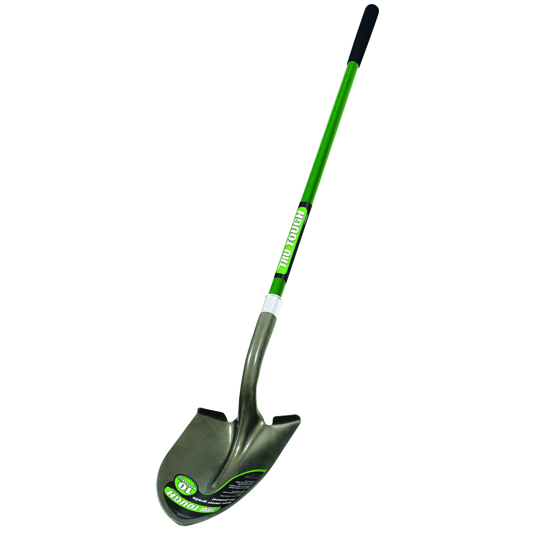 Truper Trutough Round Point Shovel Long Handle Fiberglass — priced per each; minimum 6; multiples of 6