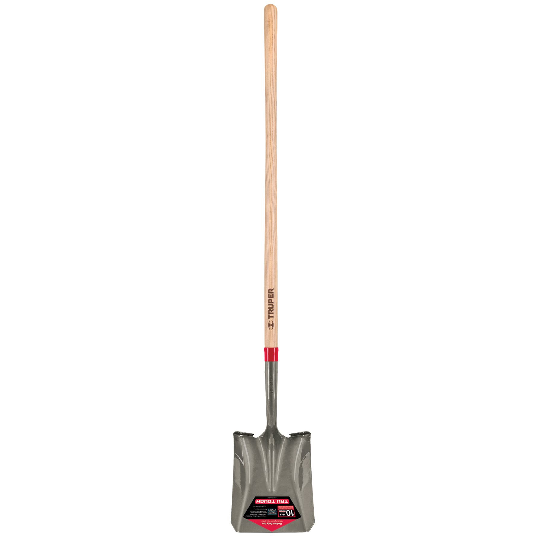 Truper Trutough Square Point Shovel Long Handle — priced per each; minimum 6; multiples of 6