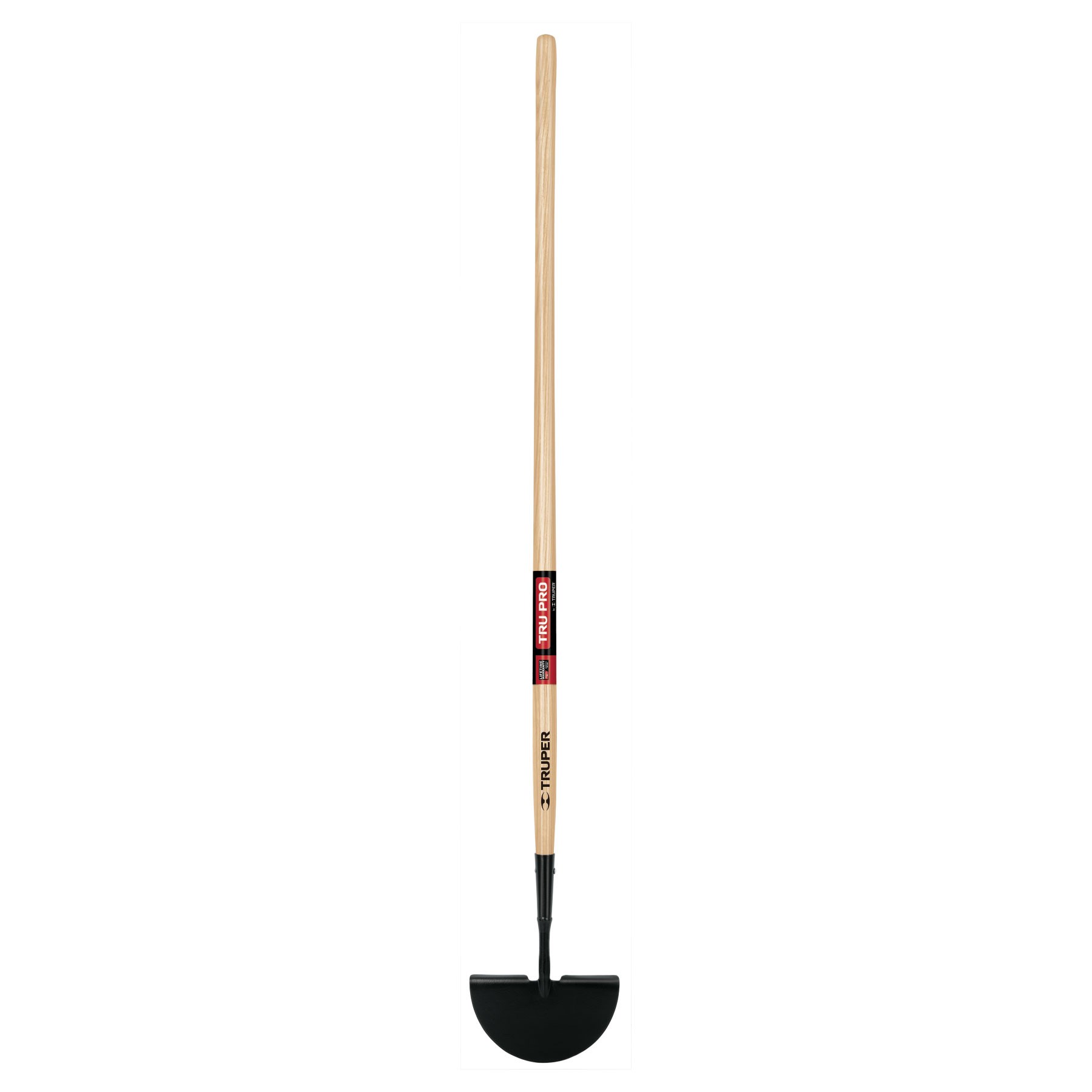 Truper Tru Pro Half Moon Edger Ash Handle with Forged Head — priced per each; minimum 6; multiples of 6