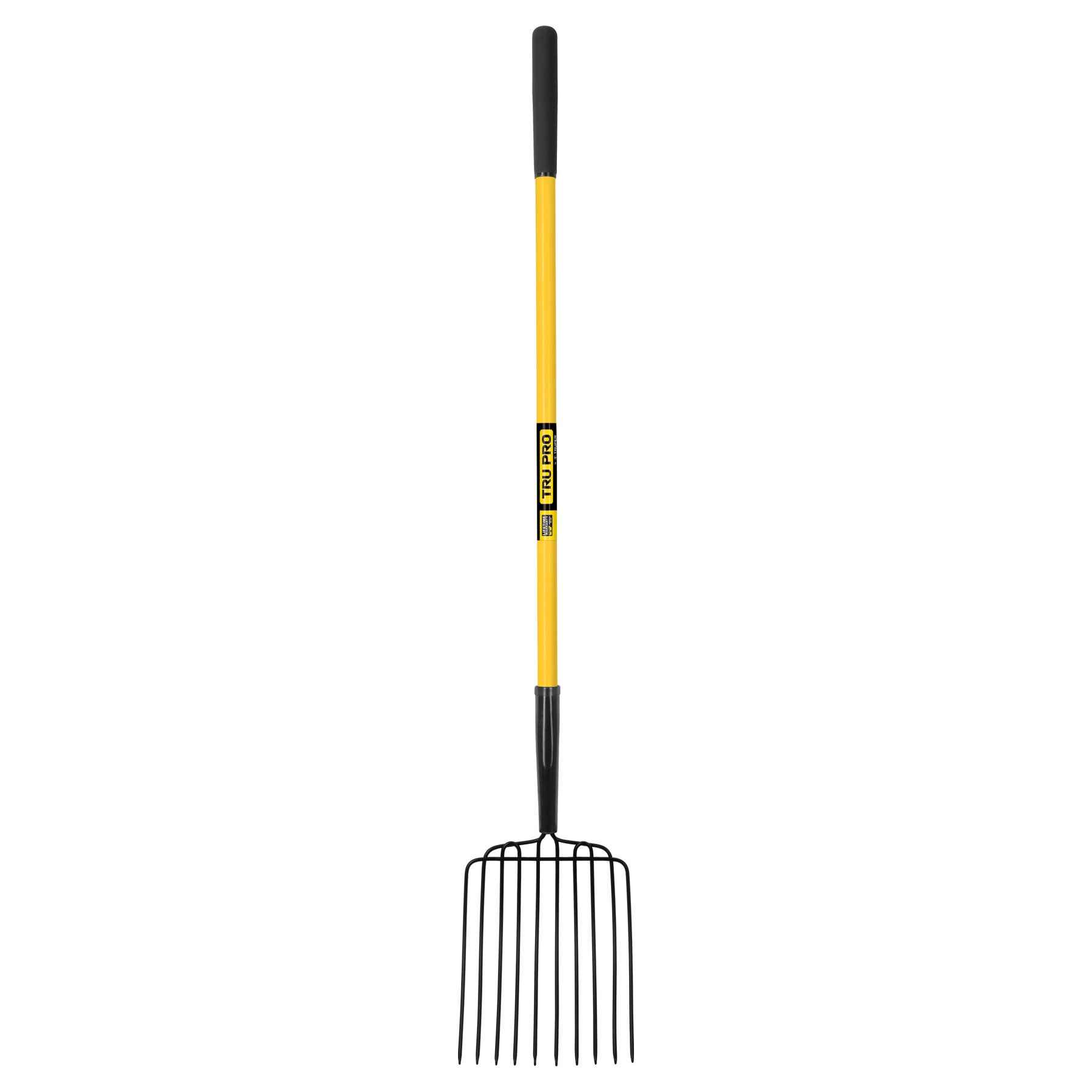 Truper 10 Tine Manure Fork with 50" Fiberglass Handle — priced per each; minimum 6; multiples of 6