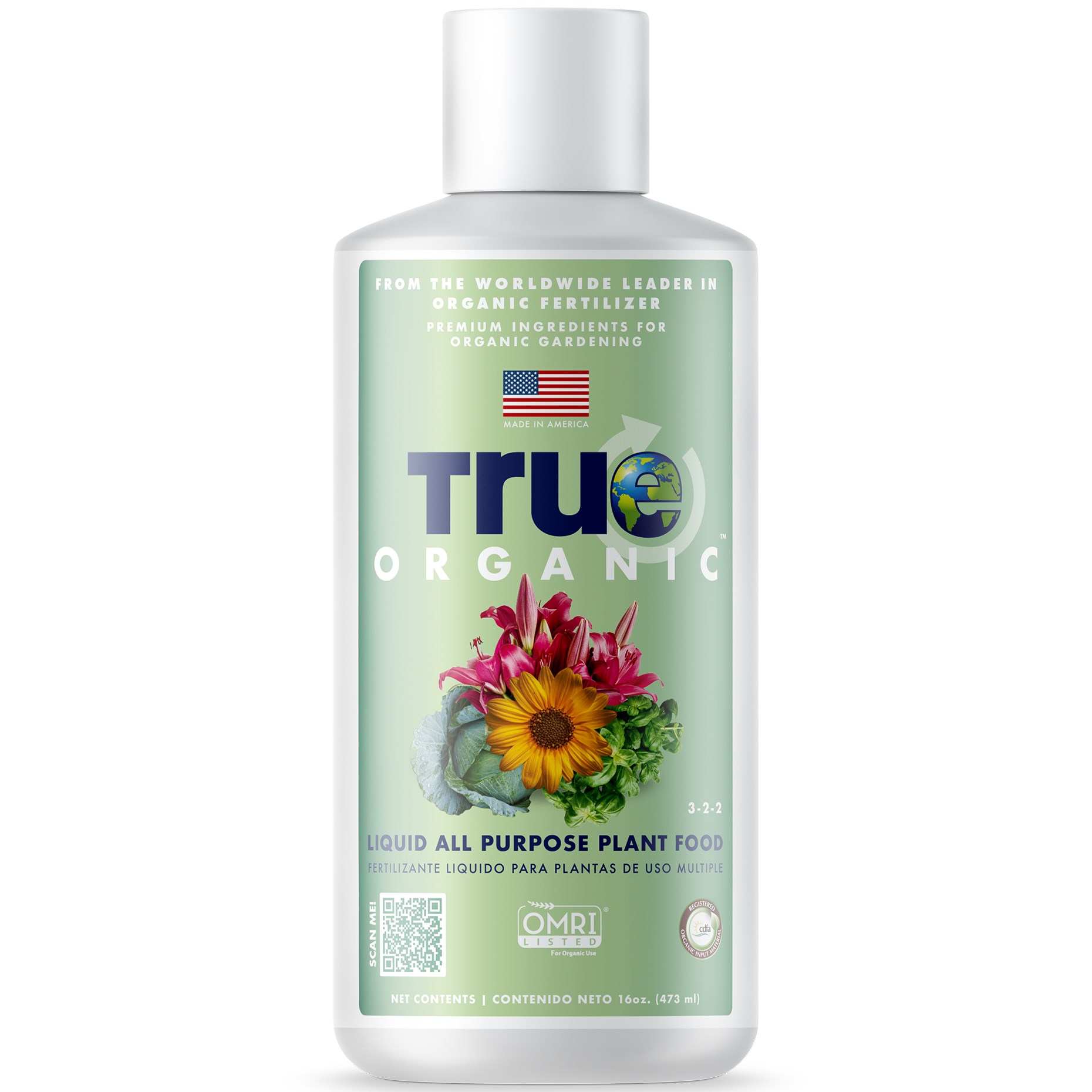 True Organic 16oz Liquid All Purpose Food — priced per each; minimum 6; multiples of 6