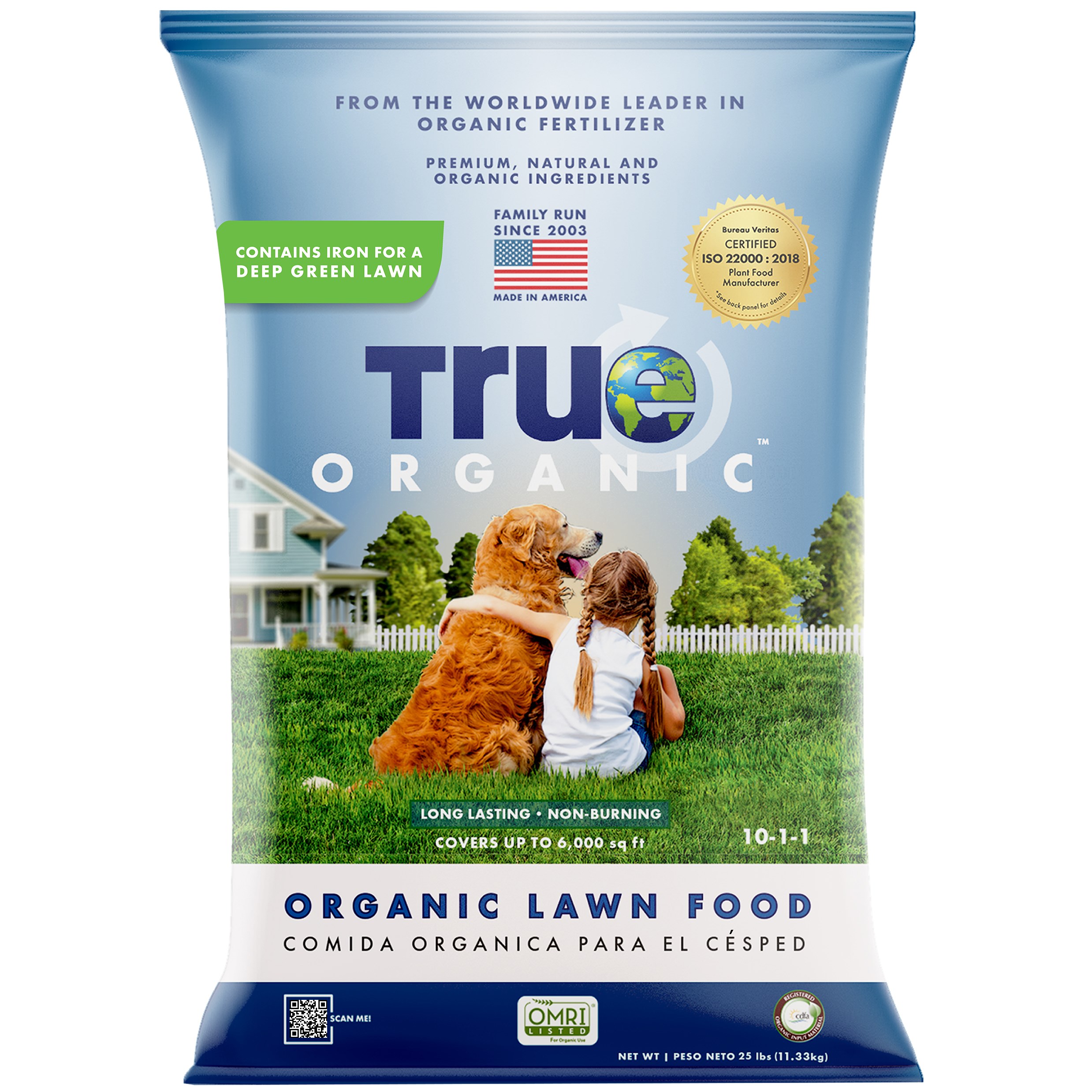 True Organic 25# Lawn Food