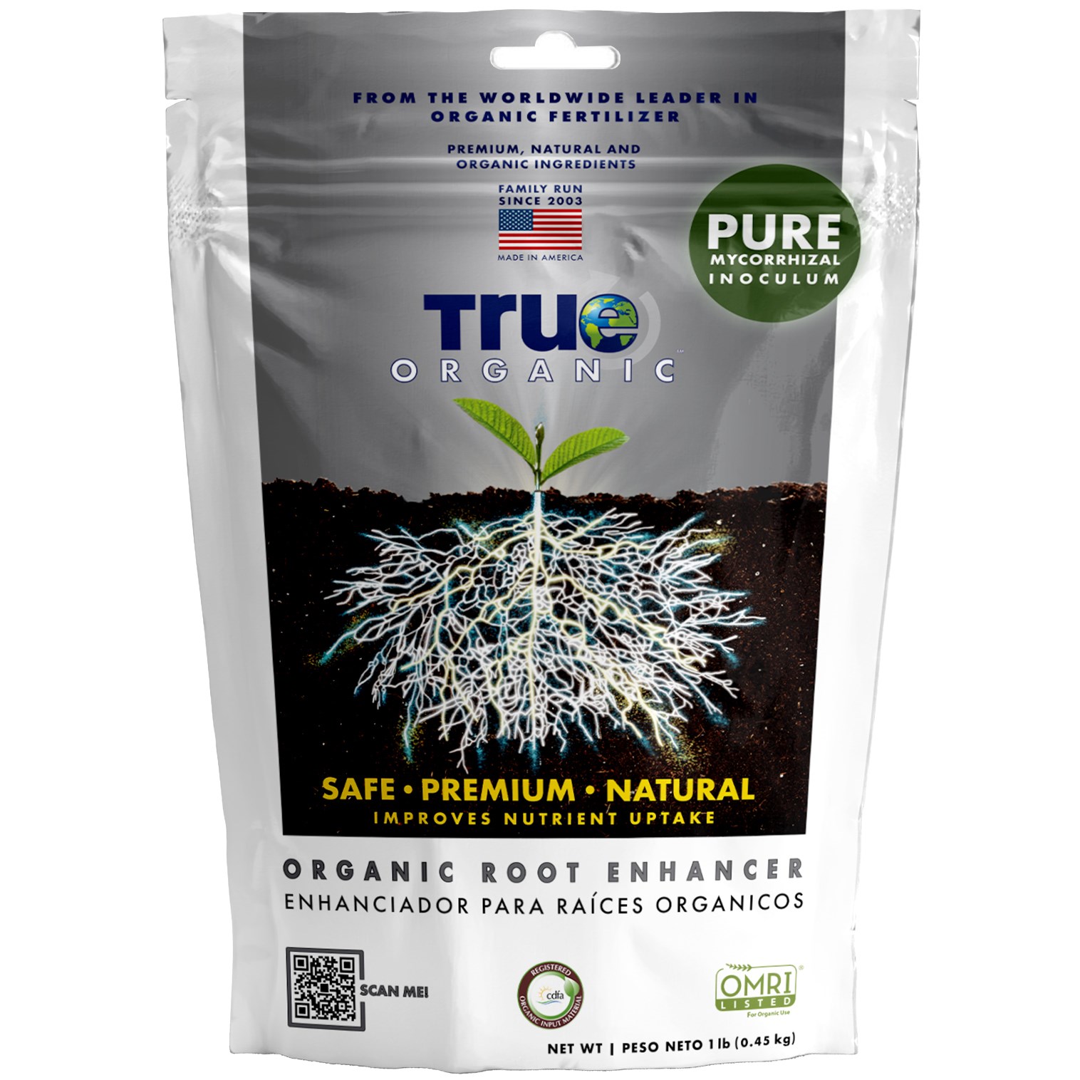True Organic 1# Organic Root Enhancer — priced per each; minimum 8; multiples of 8