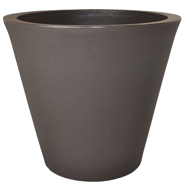 Tusco 13" Cosmo Round Planter Espresso