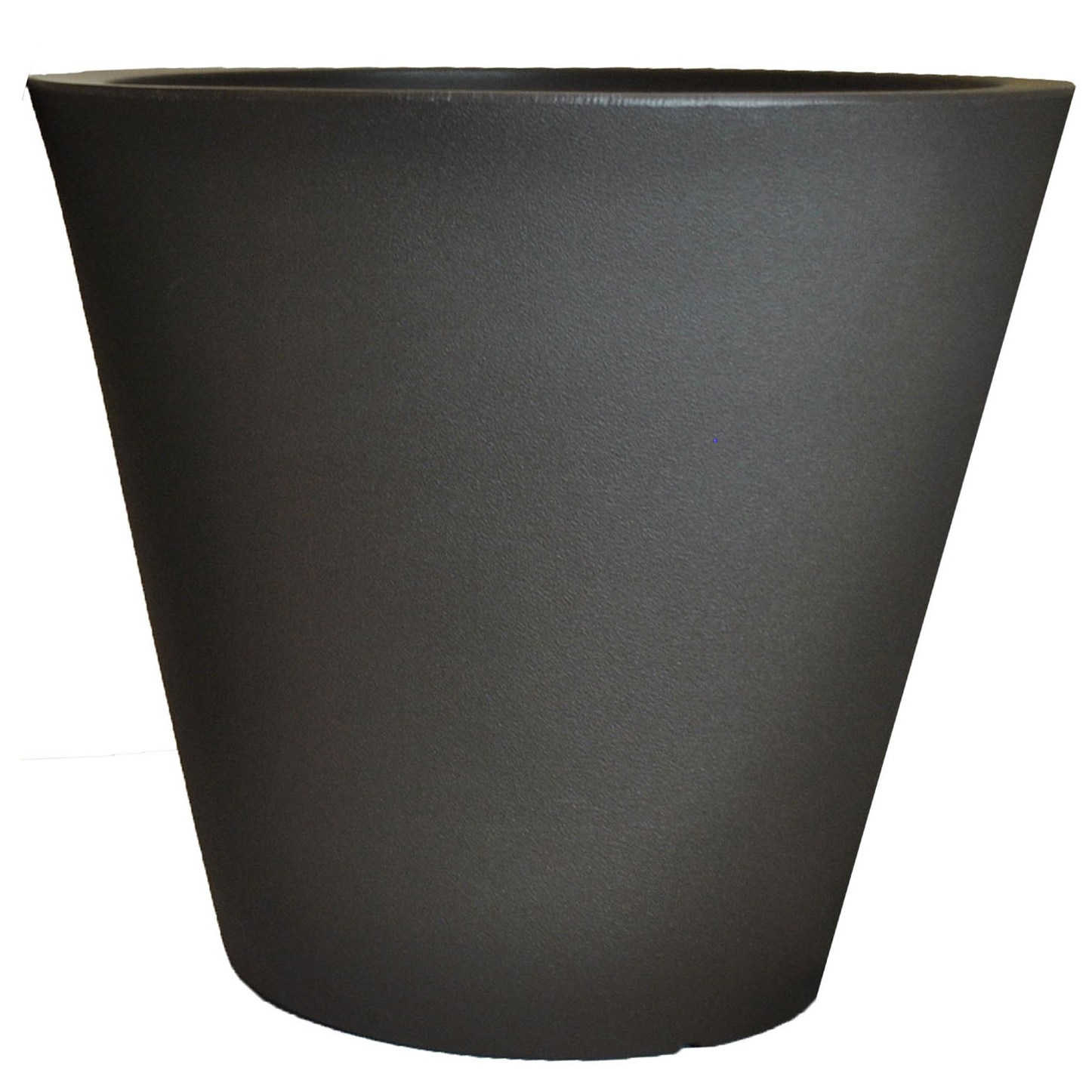 Tusco 16" Cosmo Round Planter Black
