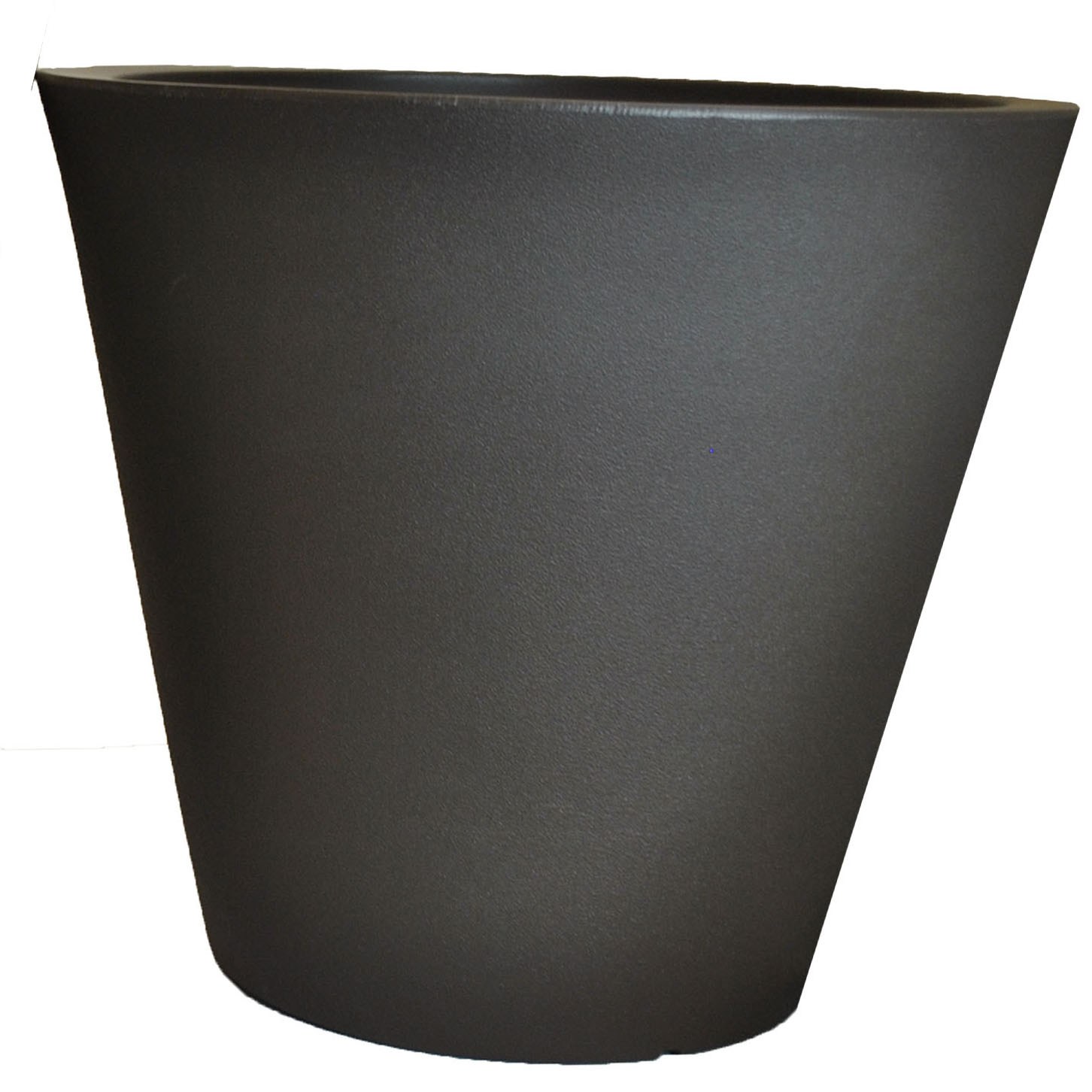 Tusco 20" Cosmo Round Planter Black — priced per each; minimum 6; multiples of 6