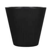 Tusco 24" Cosmo Round Planter Black