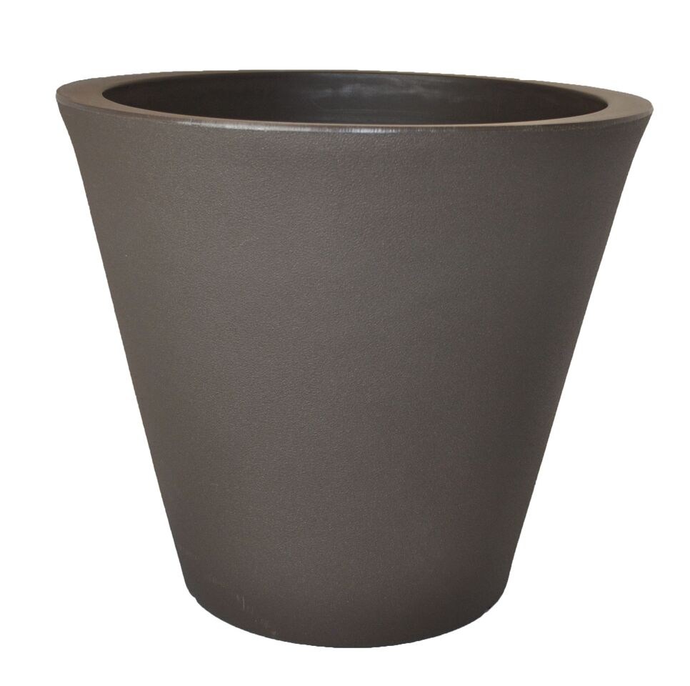 Tusco 24" Cosmo Round Planter Espresso