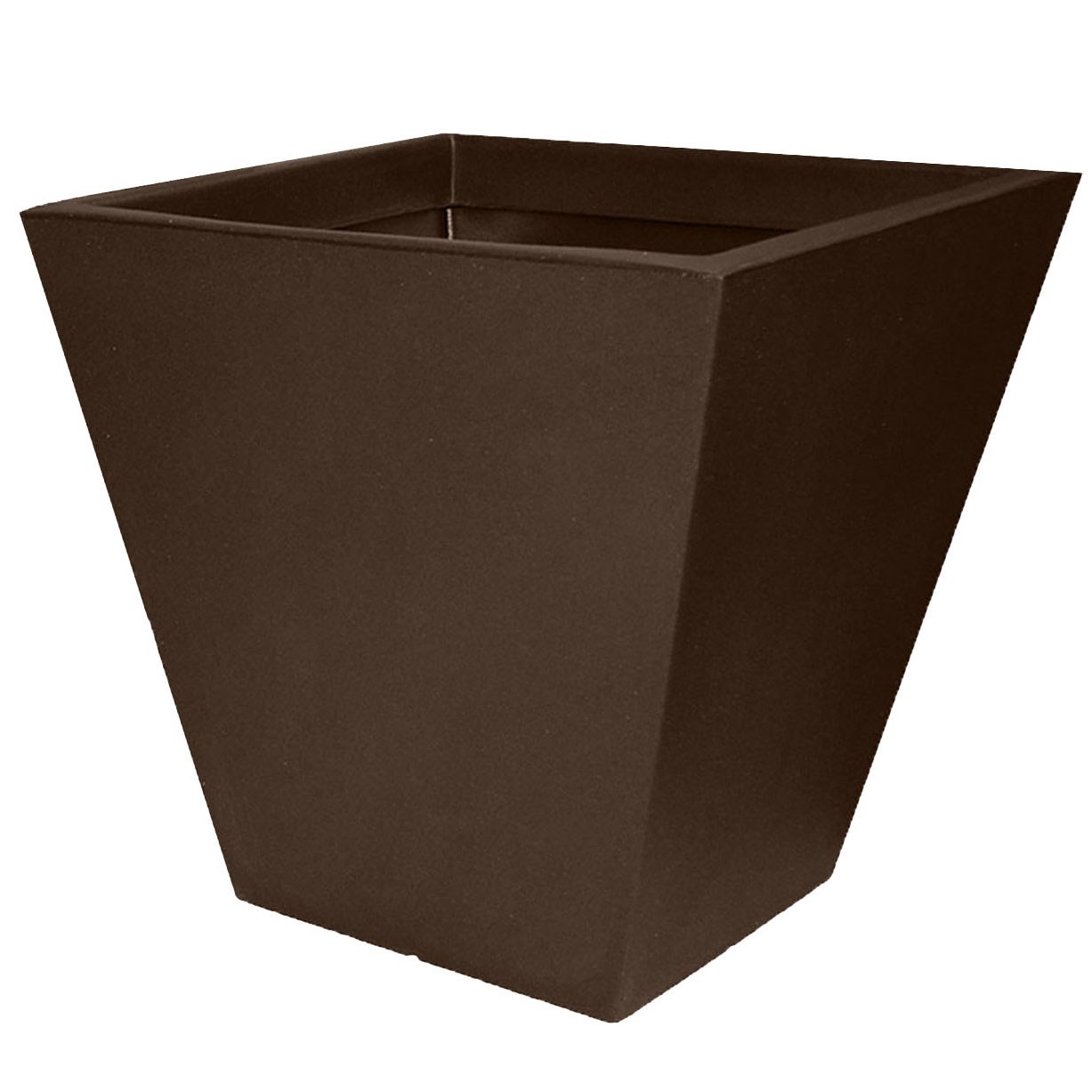 Tusco 22" Cosmo Square Planter Espresso — priced per each; minimum 4; multiples of 4