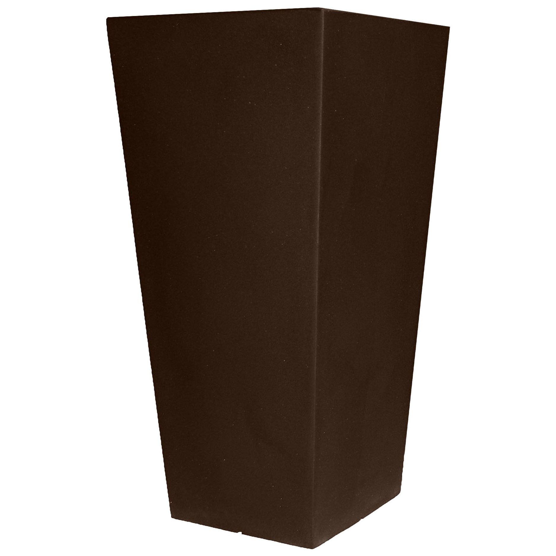Tusco 26" Cosmo Tall Square Planter Espresso