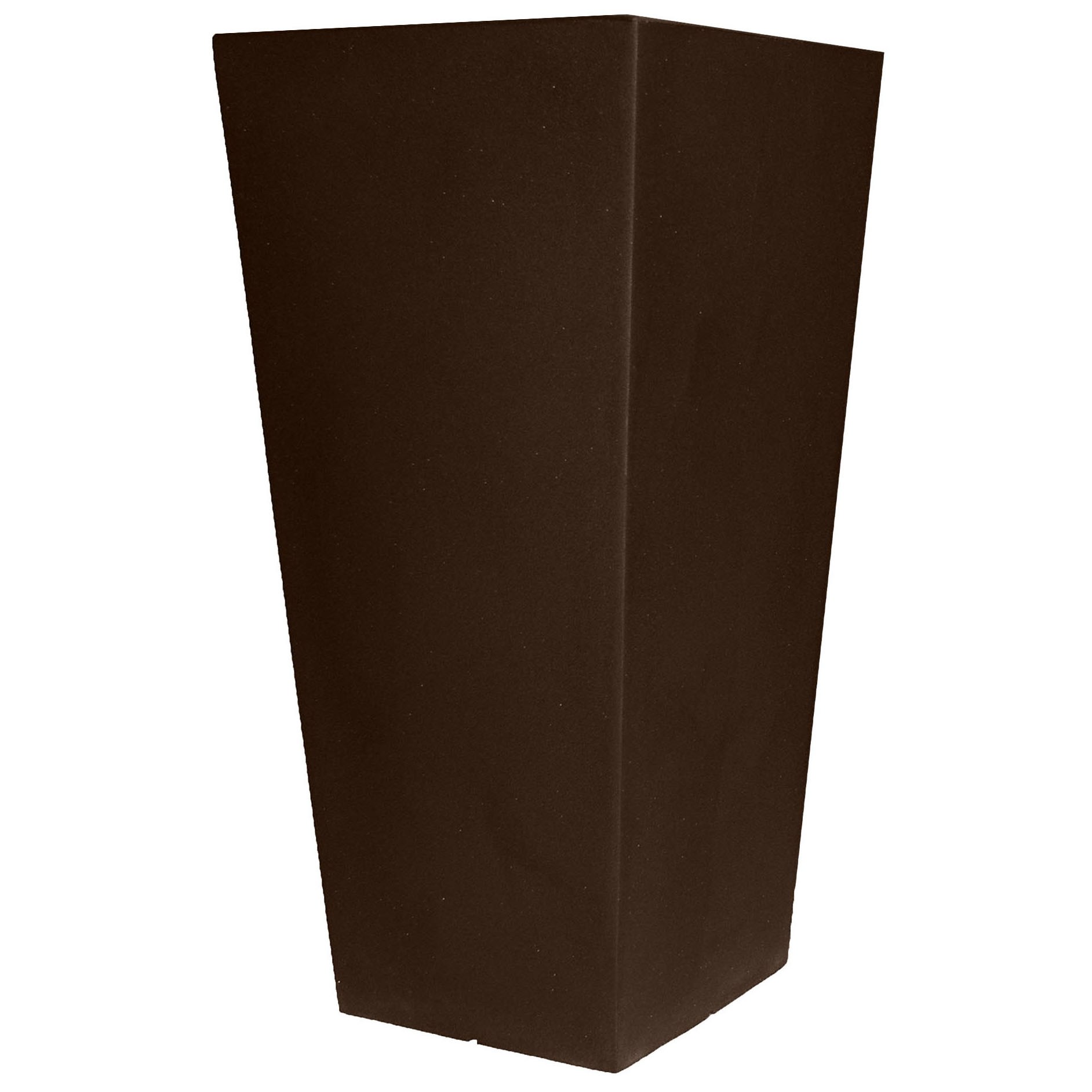 Tusco 32" Cosmo Tall Square Planter Espresso — priced per each; minimum 2; multiples of 2