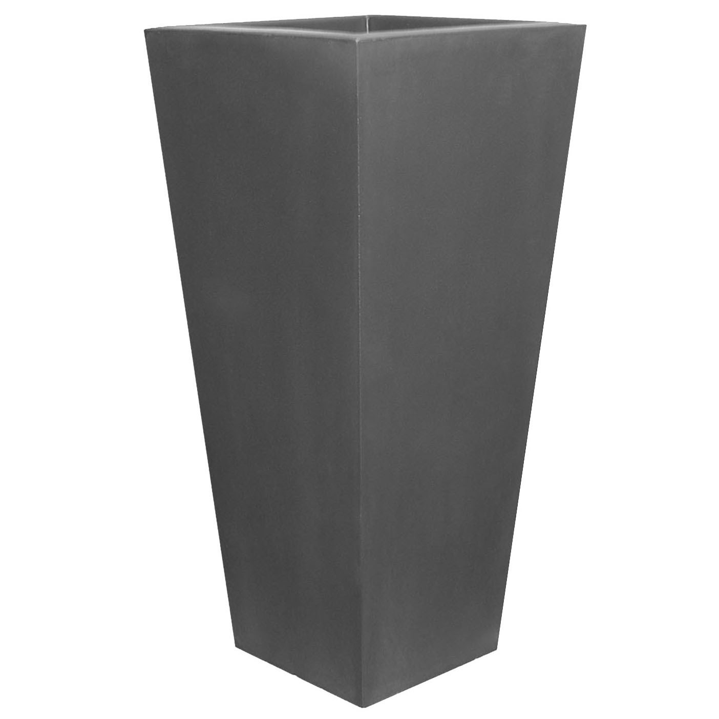 Tusco 32" Cosmo Tall Square Planter Slate — priced per each; minimum 2; multiples of 2