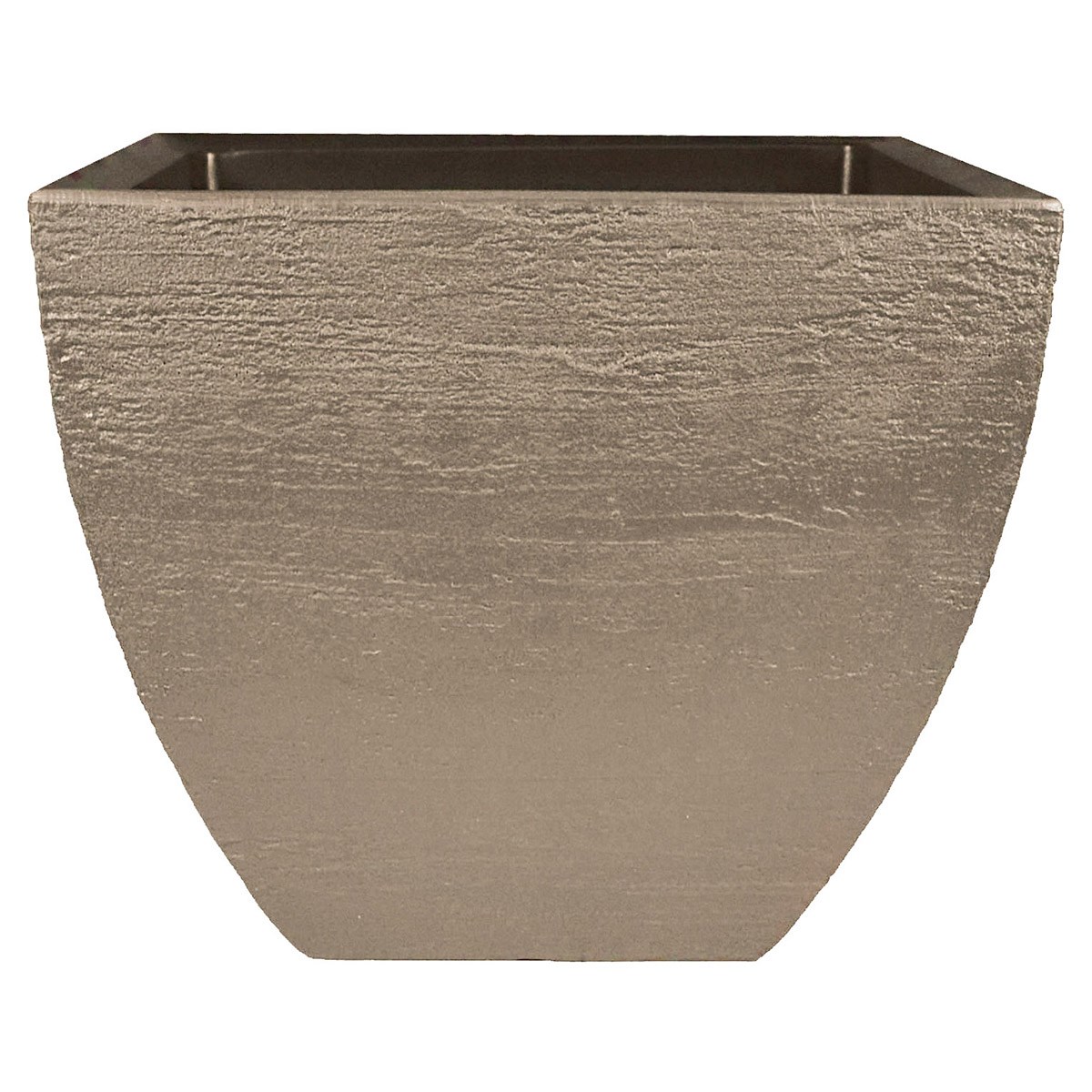Tusco 16" Modern Square Planter Safari — priced per each; minimum 2; multiples of 2