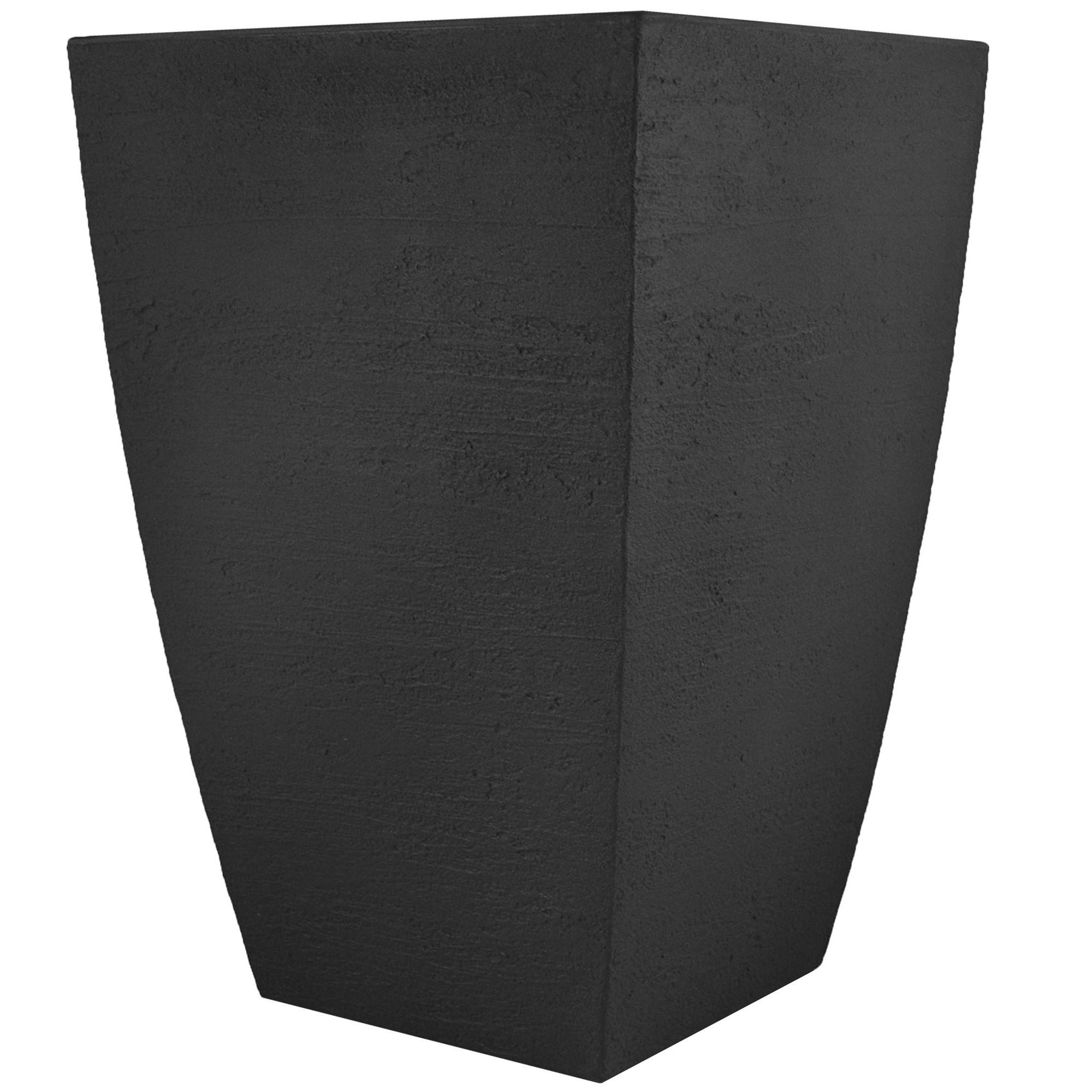 Tusco 19" Modern Tall Square Planter Slate — priced per each; minimum 2; multiples of 2