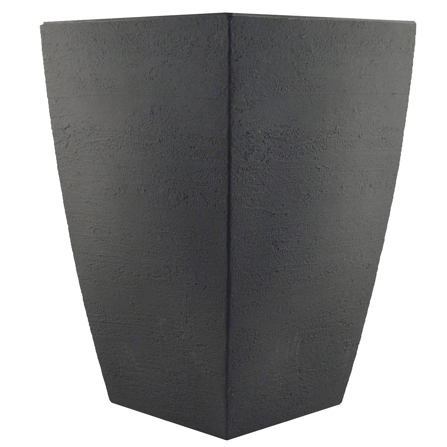 Tusco 23" Modern Tall Square Planter Slate