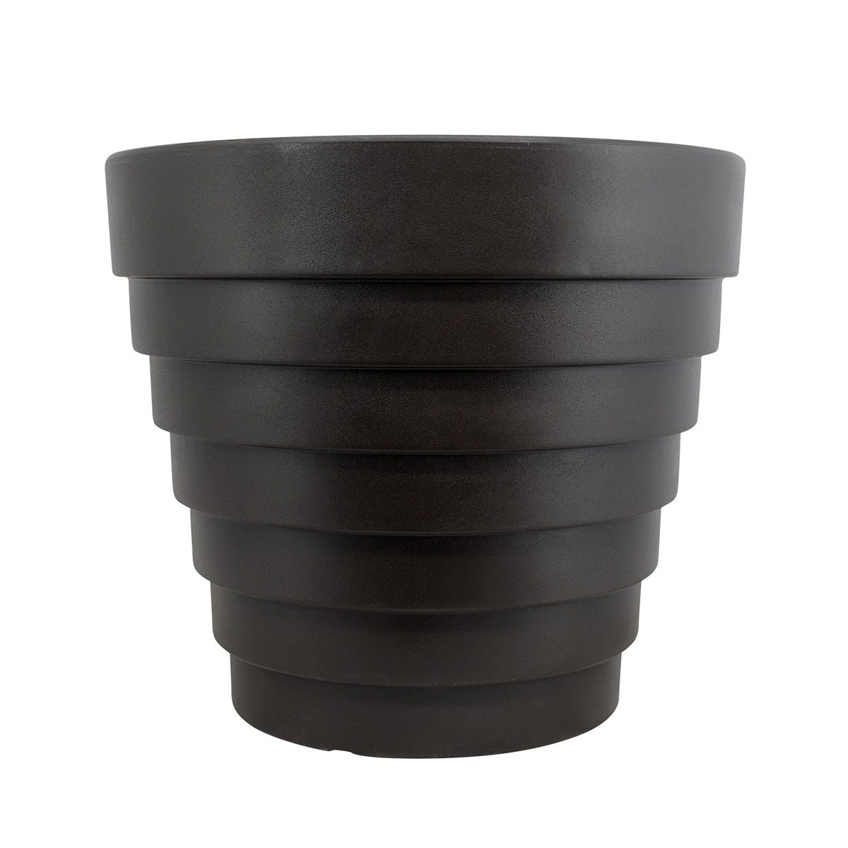 Tusco 24" Variegated Planter Espresso — priced per each; minimum 4; multiples of 4