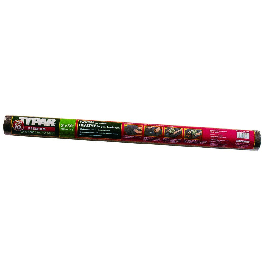 Typar 3'x100' Typar Premium 1.9oz Black Landscape Fabric — priced per each; minimum 12; multiples of 12