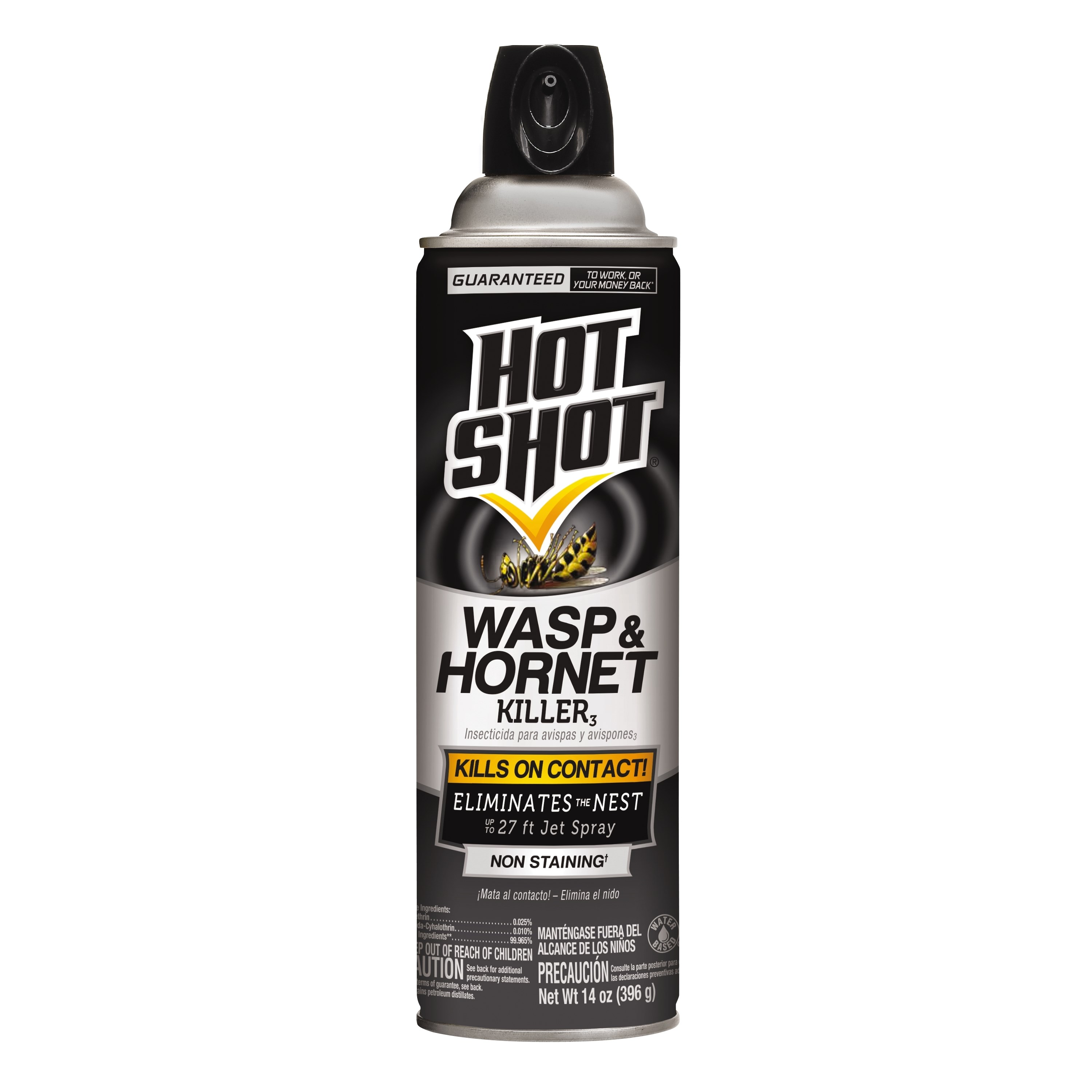 Hot Shot 14oz Wasp Hornet Aerosol — priced per each; minimum 12; multiples of 12