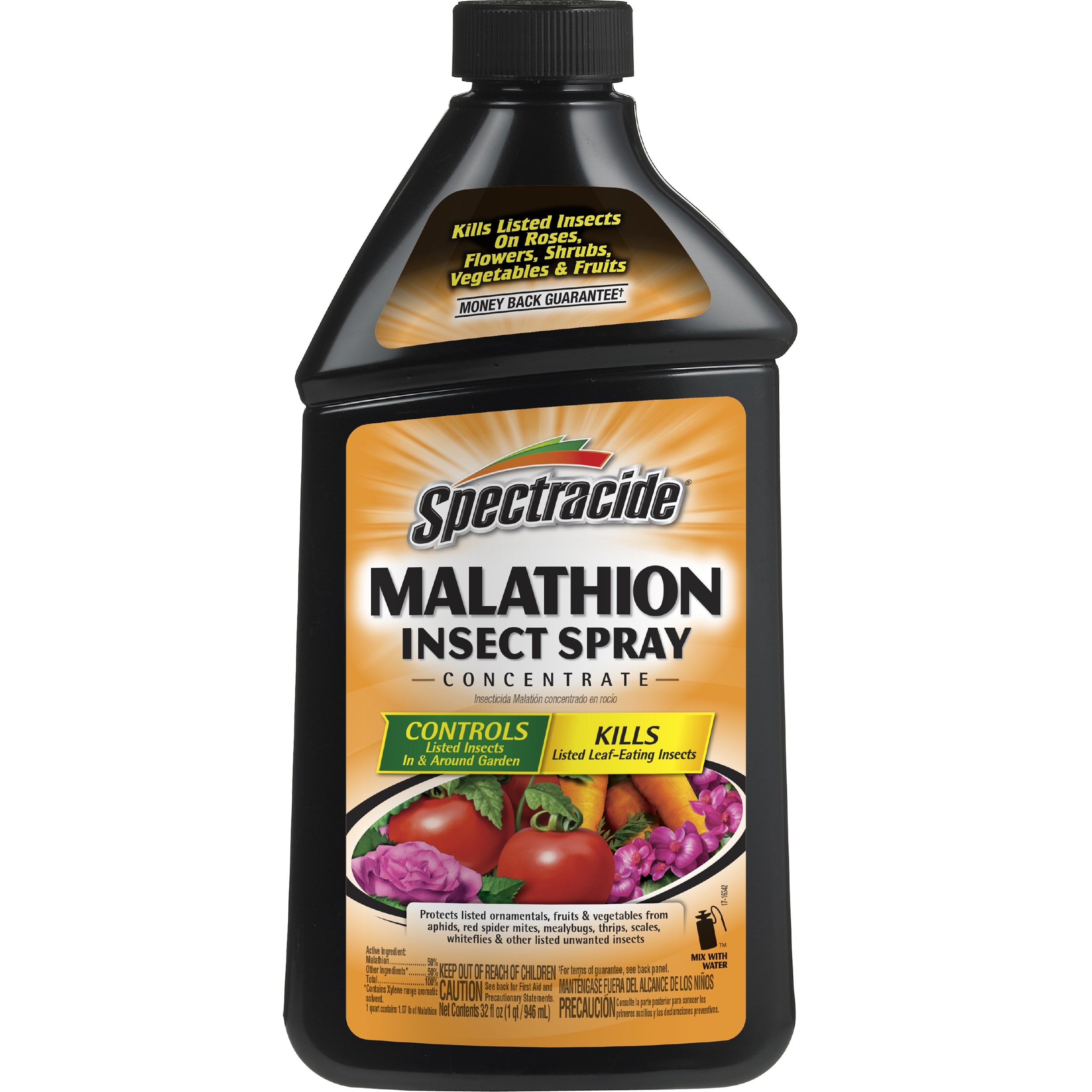 Spectracide 32oz Malathion Insecticide Concentrate — priced per each; minimum 6; multiples of 6