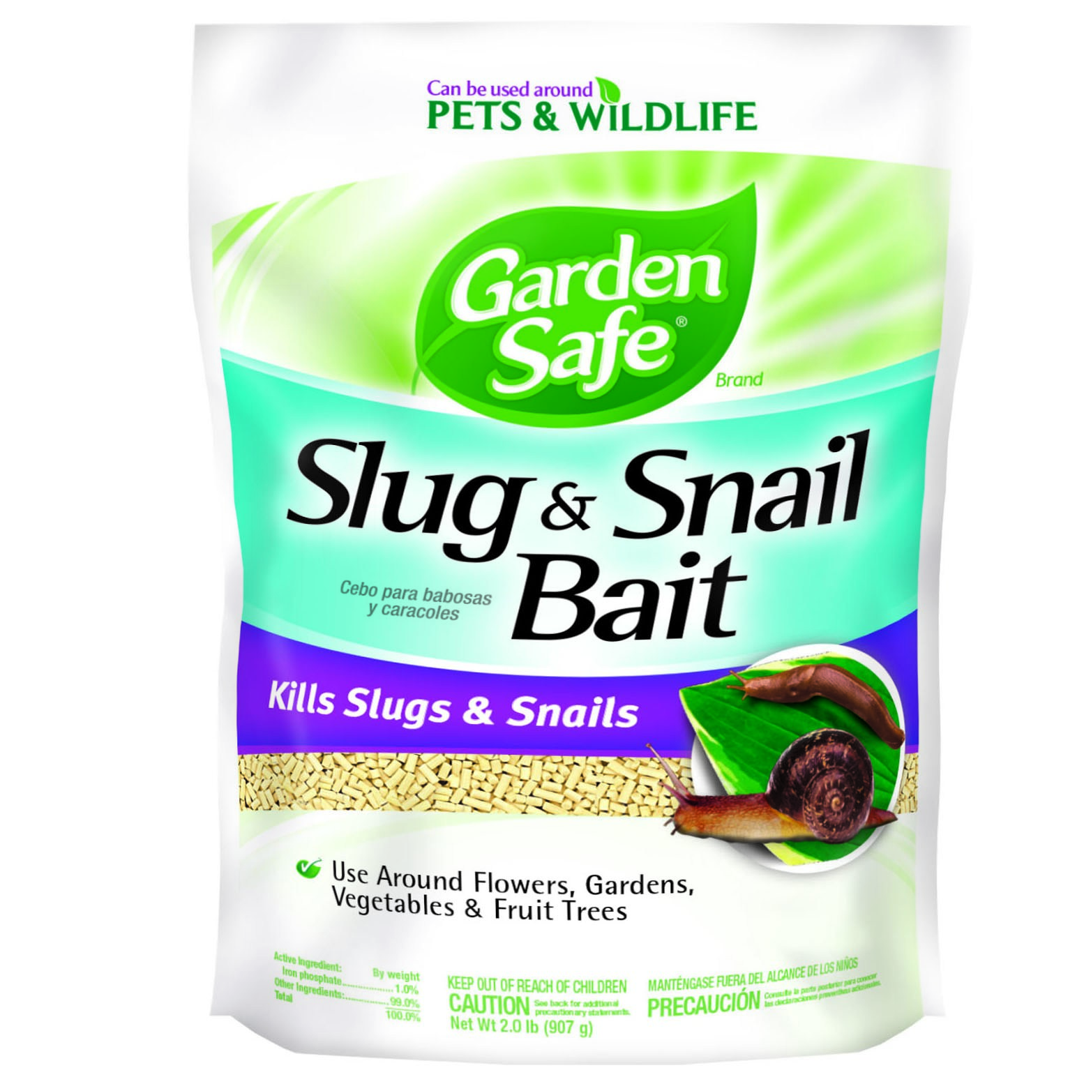 Garden Safe 2# Slug & Snail Bait Killer — priced per each; minimum 6; multiples of 6