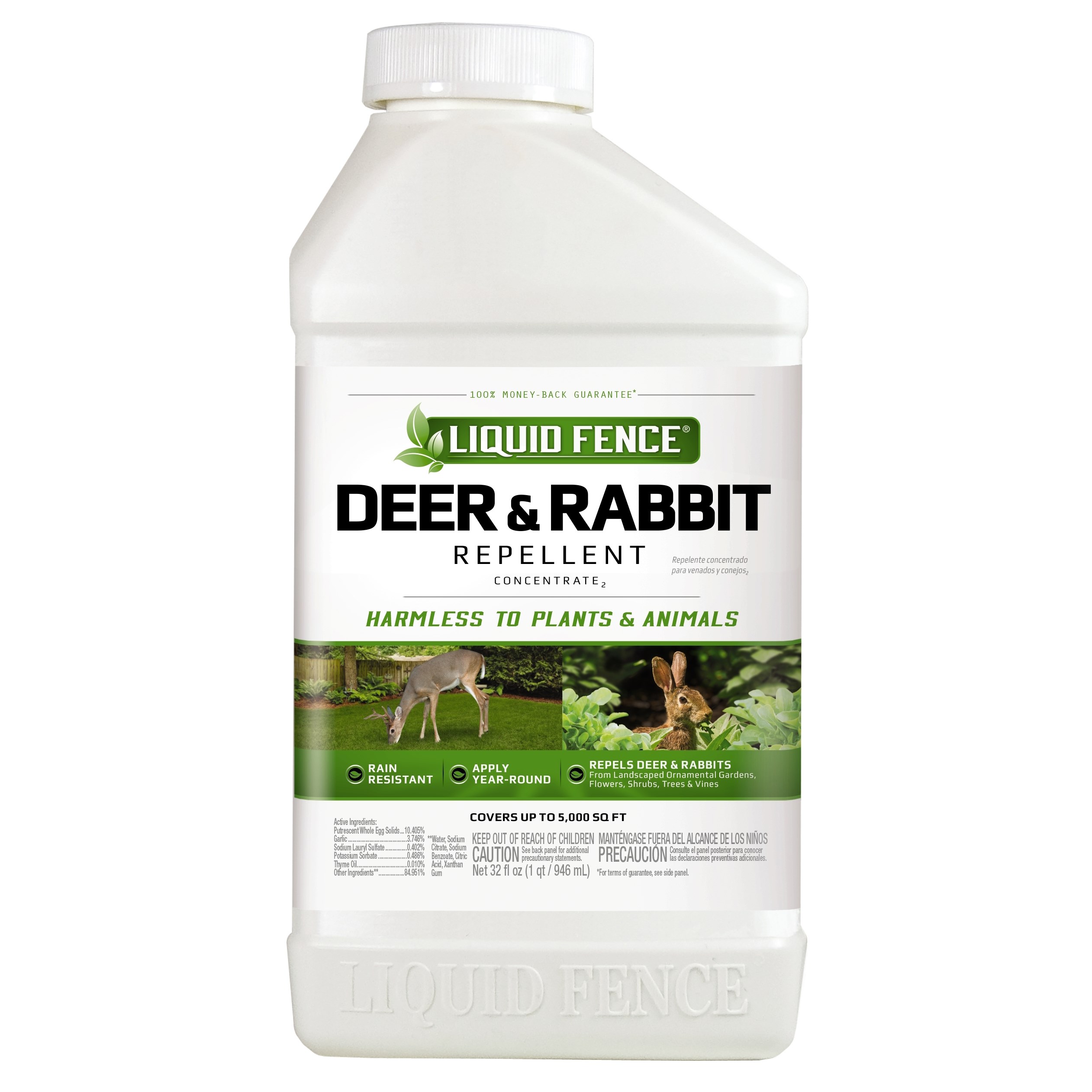 Liquid Fence Qt Deer & Rabbit Concentrate LFN1106 (Keywords: Scotts Ortho Deer B Gon Concentrate SC0489310 ) — priced per each; minimum 6; multiples of 6