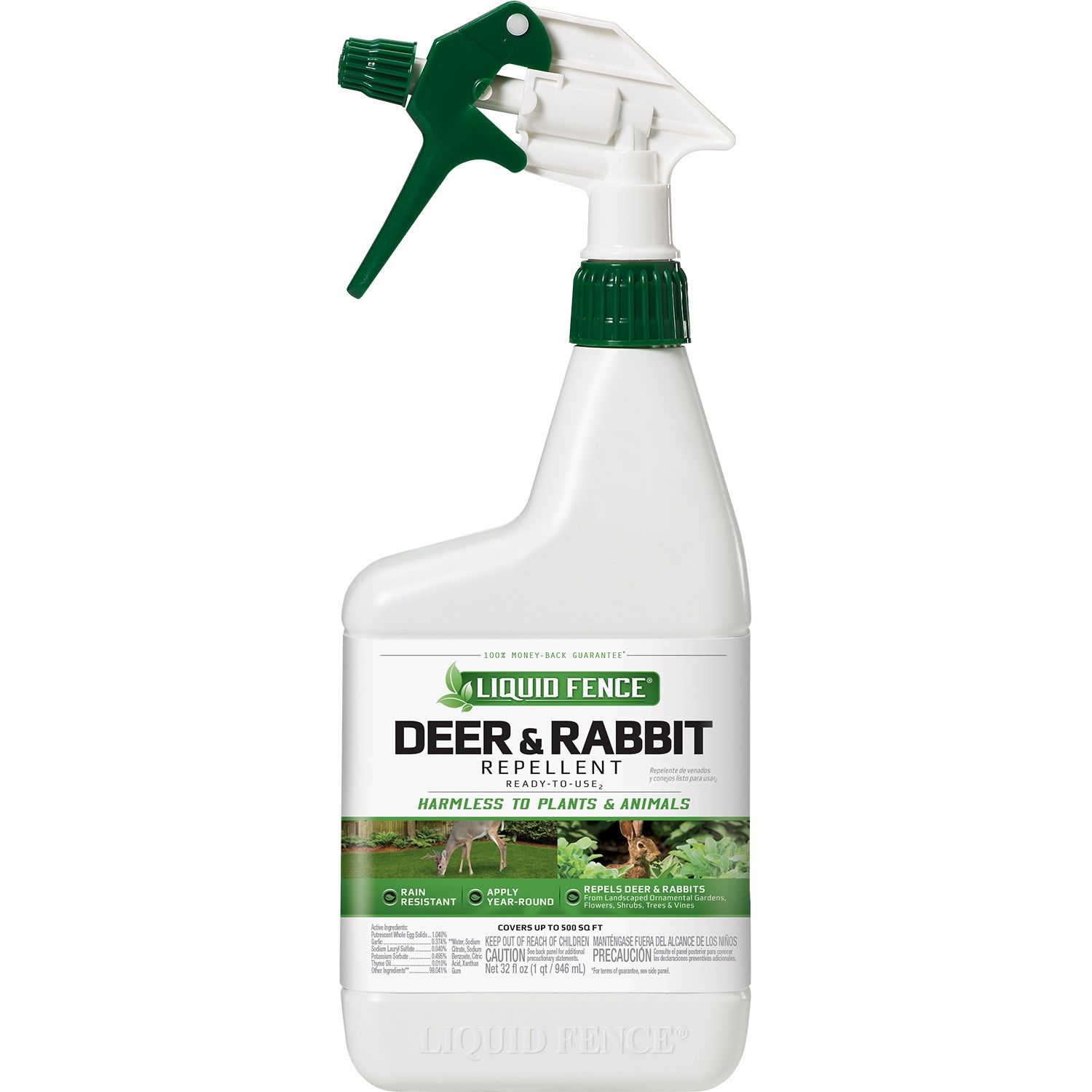 Liquid Fence 32oz Deer & Rabbit Repellent RTU — priced per each; minimum 6; multiples of 6