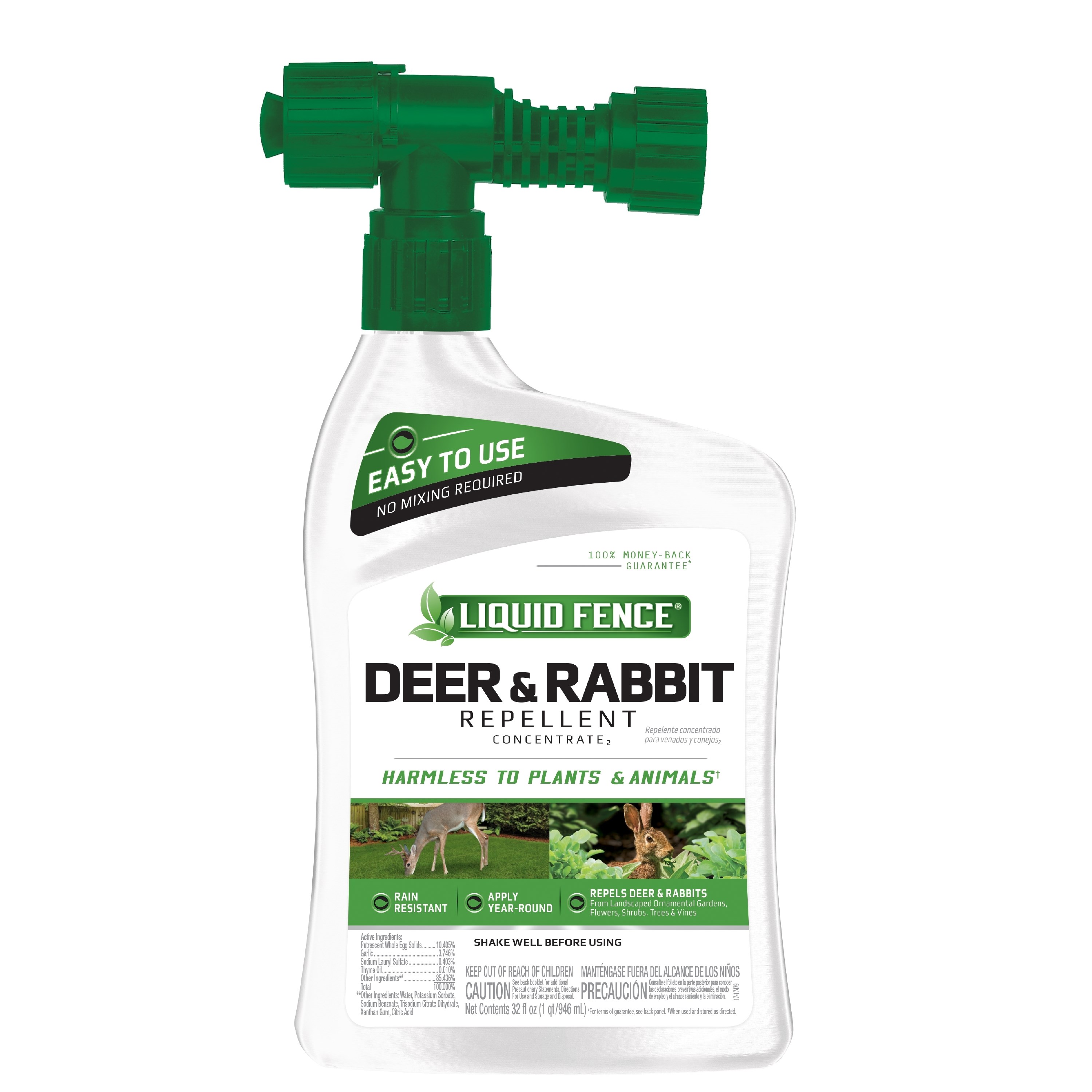 Liquid Fence 32oz RTS Deer & Rabbit Repellent — priced per each; minimum 6; multiples of 6