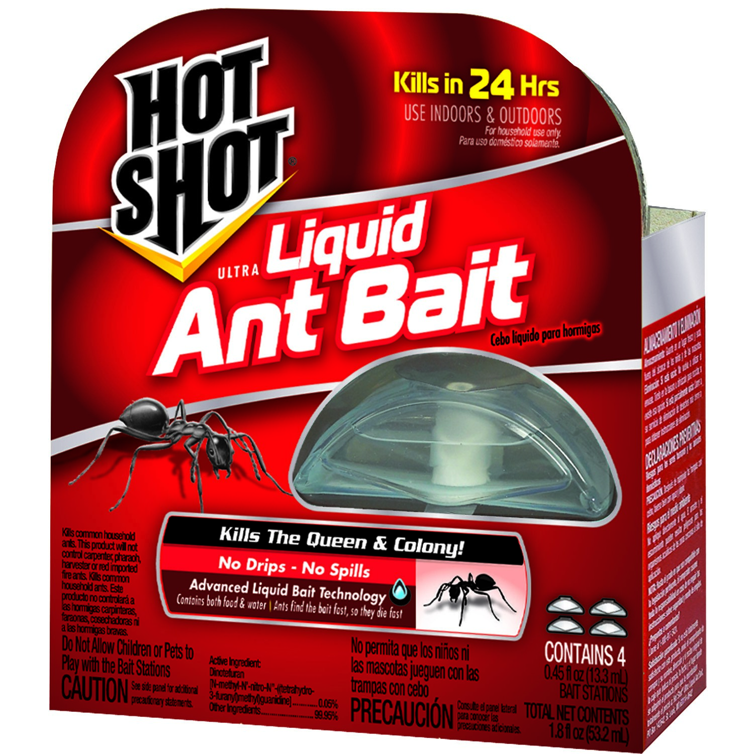 Hot Shot 4ct Mini Ultra Liquid Ant Bait