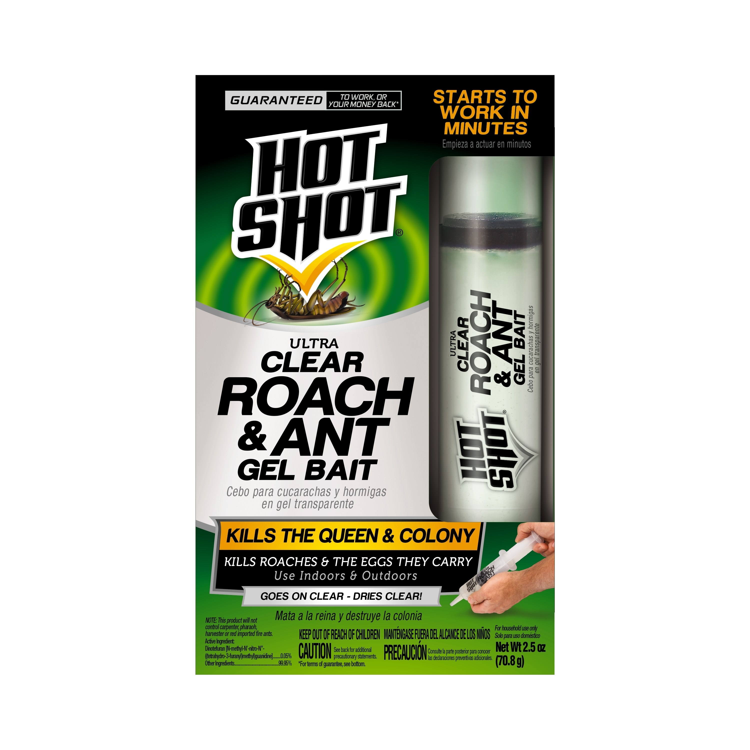Hot Shot Ultra Clear Roach & Ant Gel — priced per each; minimum 6; multiples of 6