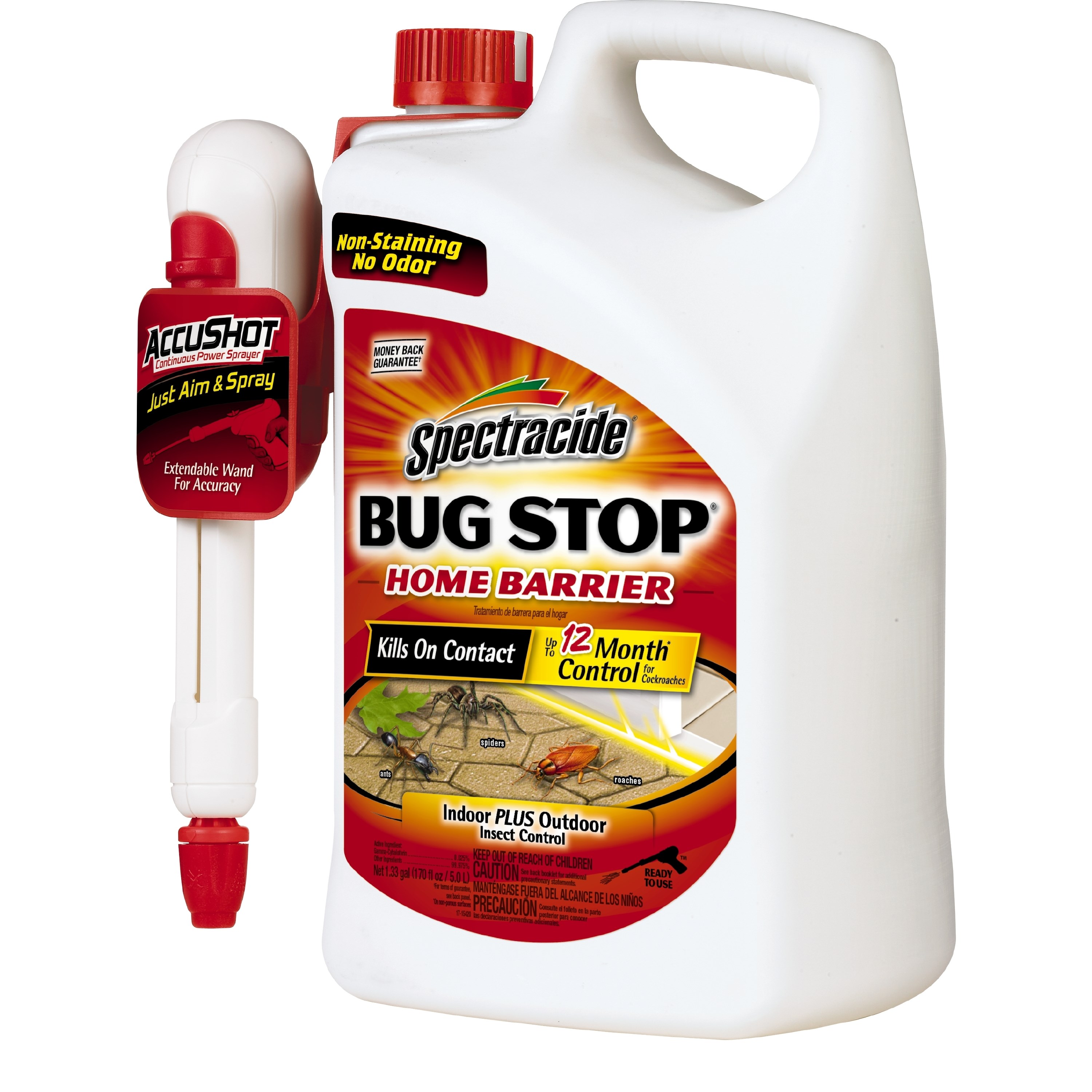 Spectracide Bug Stop AccuShot RTU 1.33gal — priced per each; minimum 4; multiples of 4