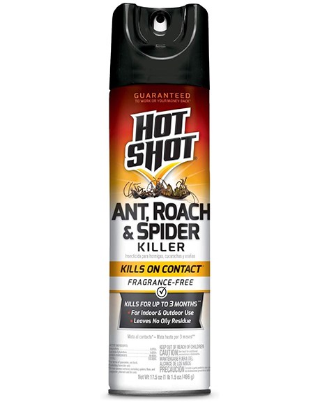 Hot Shot 17.5oz Ant Roach Spider Unscented — priced per each; minimum 12; multiples of 12