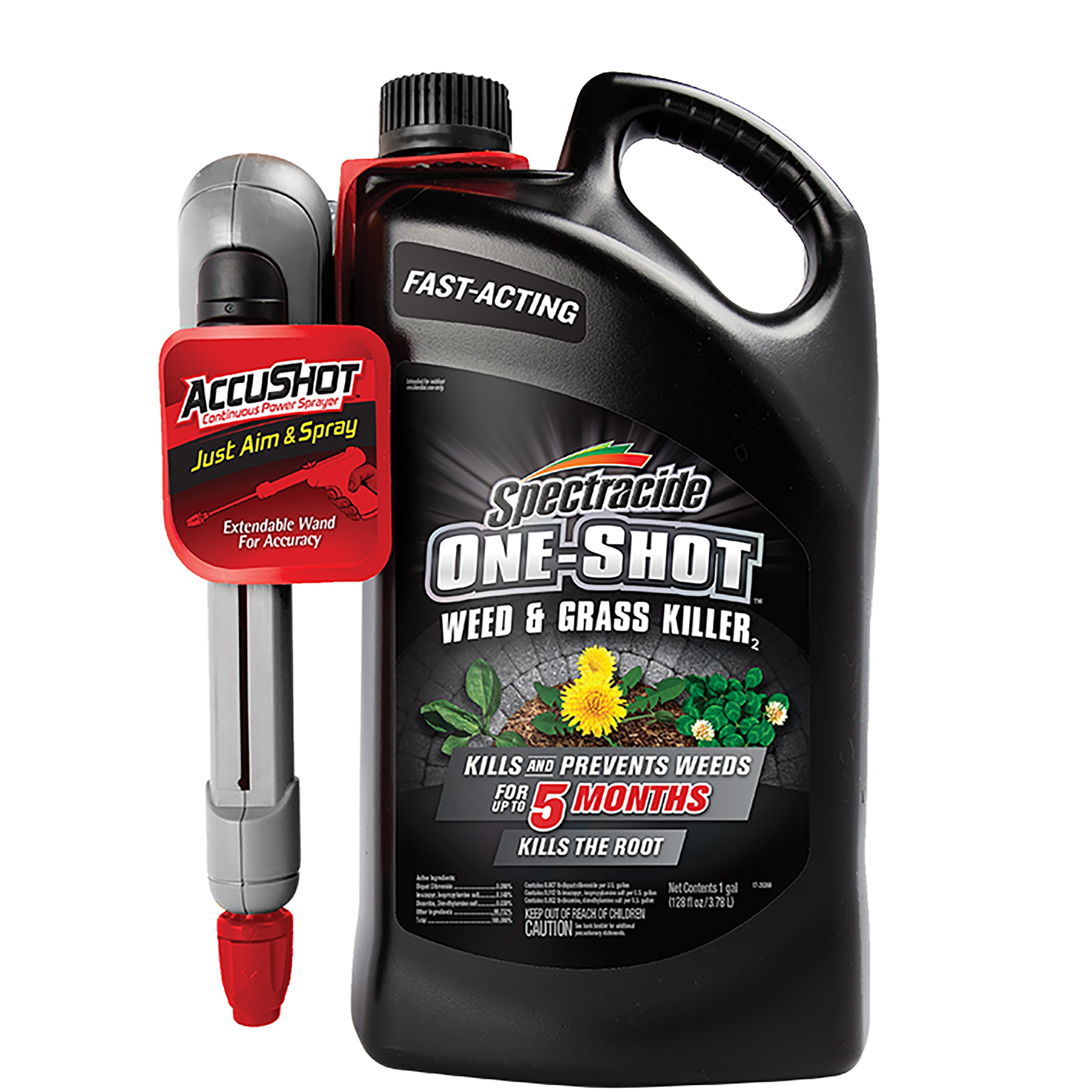 Spectracide 1gal Weed & Grass One-Shot Accushot — priced per each; minimum 4; multiples of 4