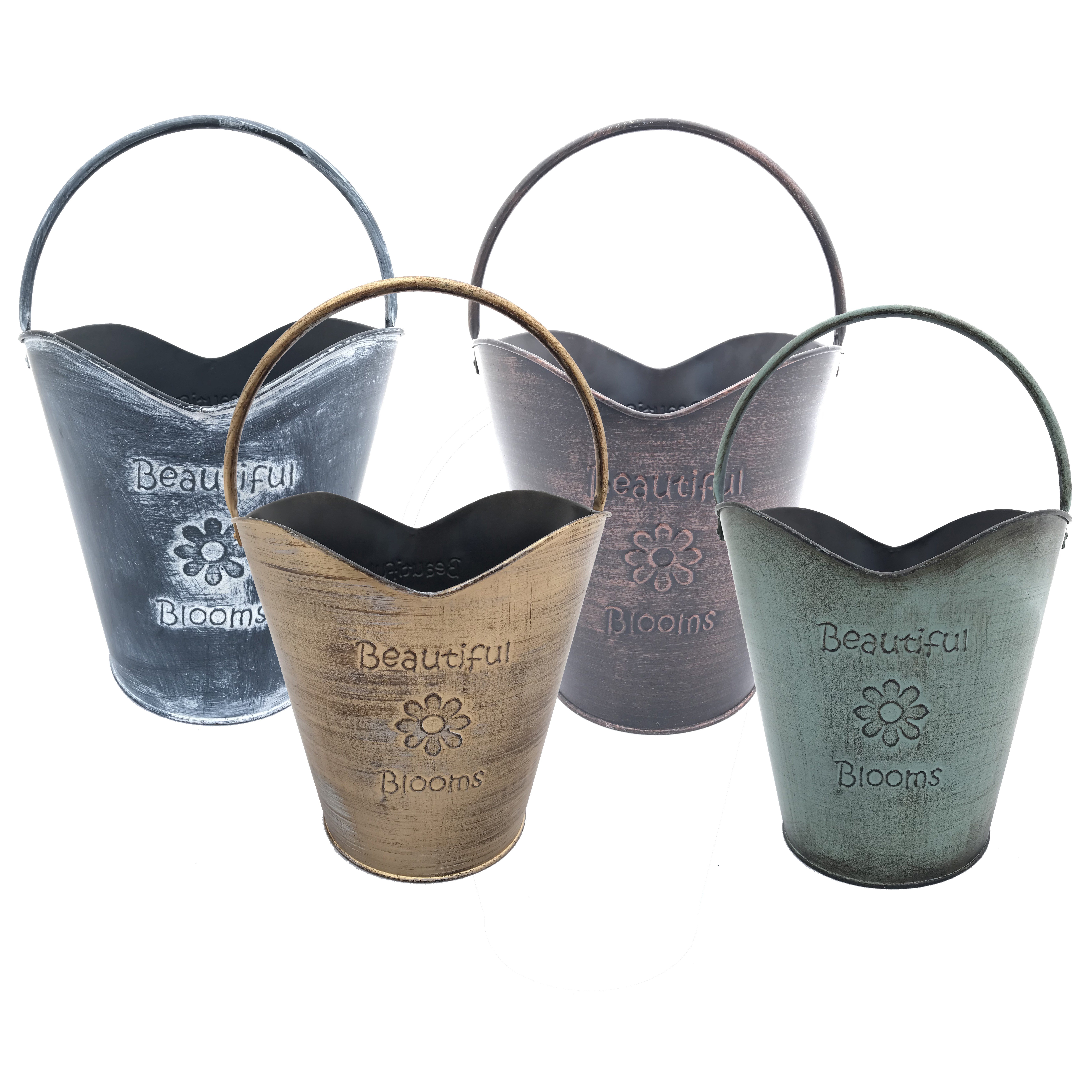 VCS 10" Beautiful Blooms Planters — priced per each; minimum 12; multiples of 12