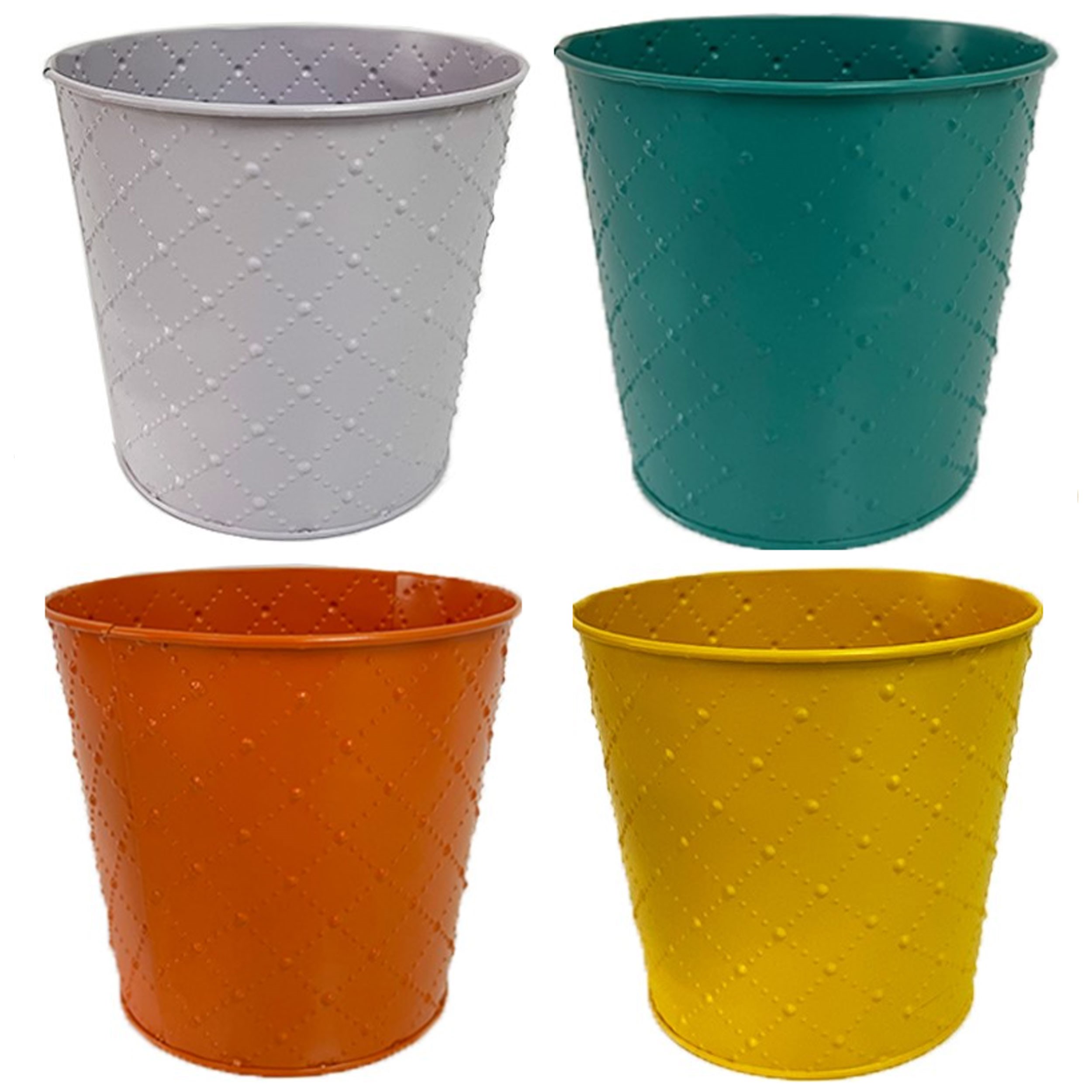 VCS 7" Dotted Planters — priced per each; minimum 24; multiples of 24