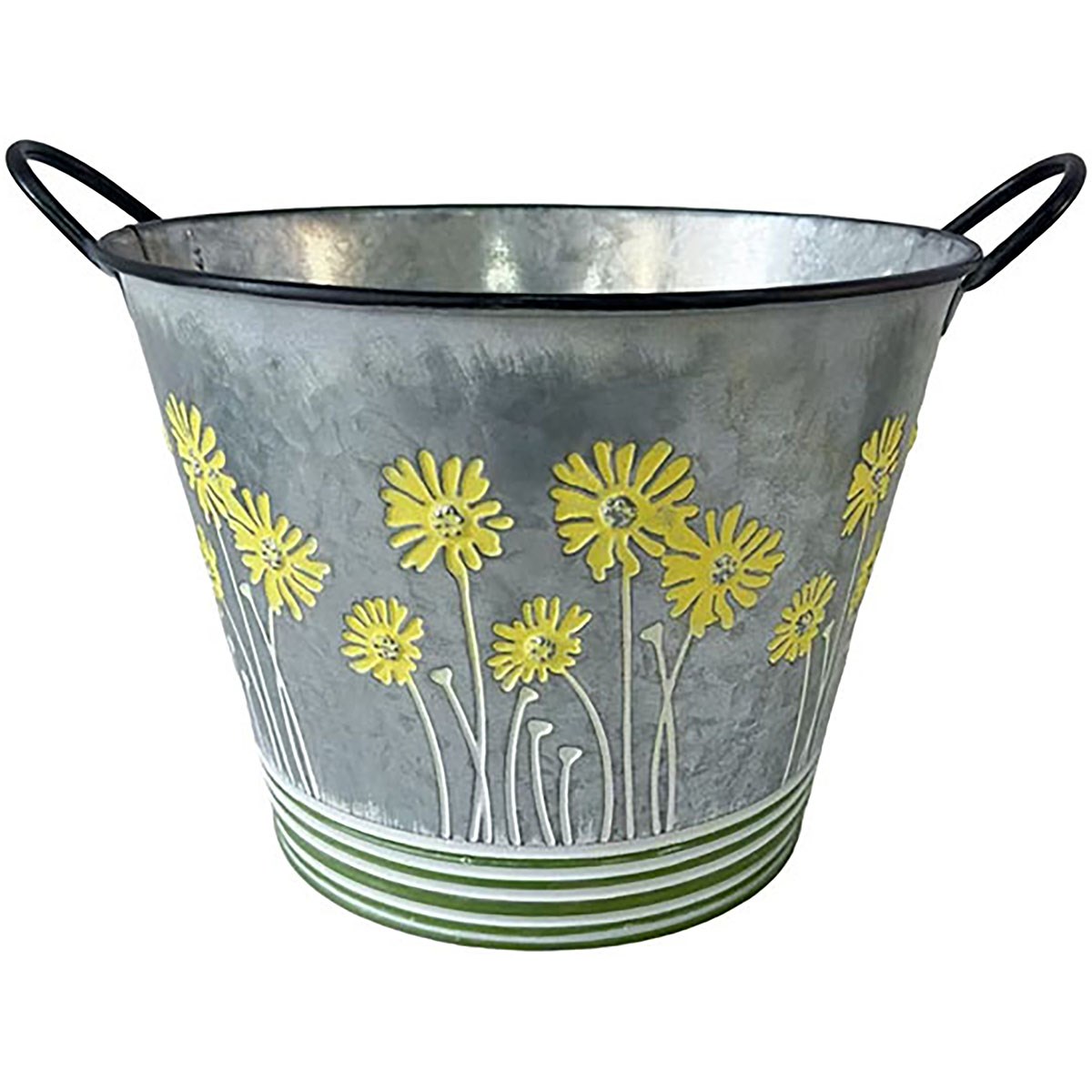 VCS 10" Sunflower Pail Planter — priced per each; minimum 12; multiples of 12