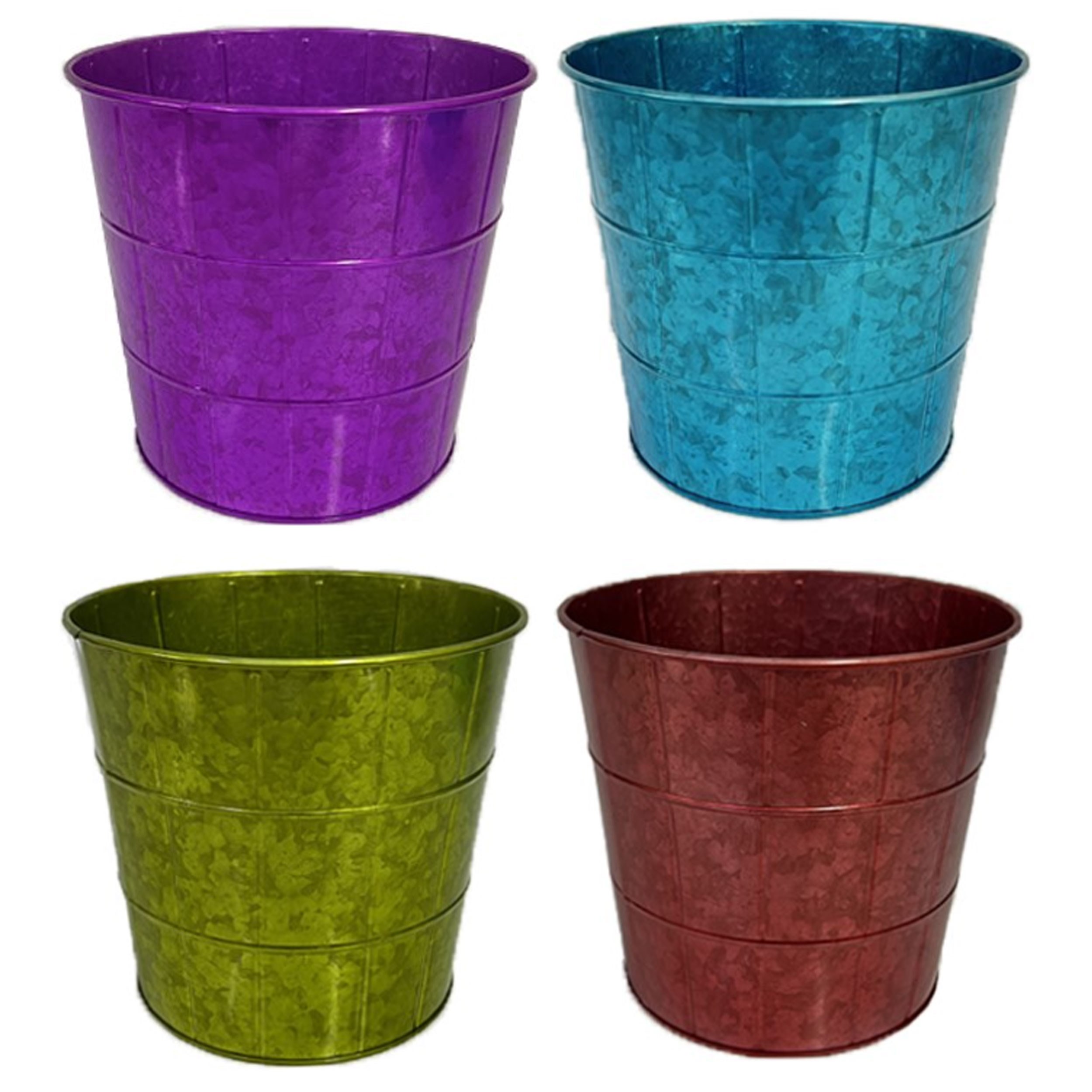 VCS 7" Transparent Finish Planters — priced per each; minimum 24; multiples of 24