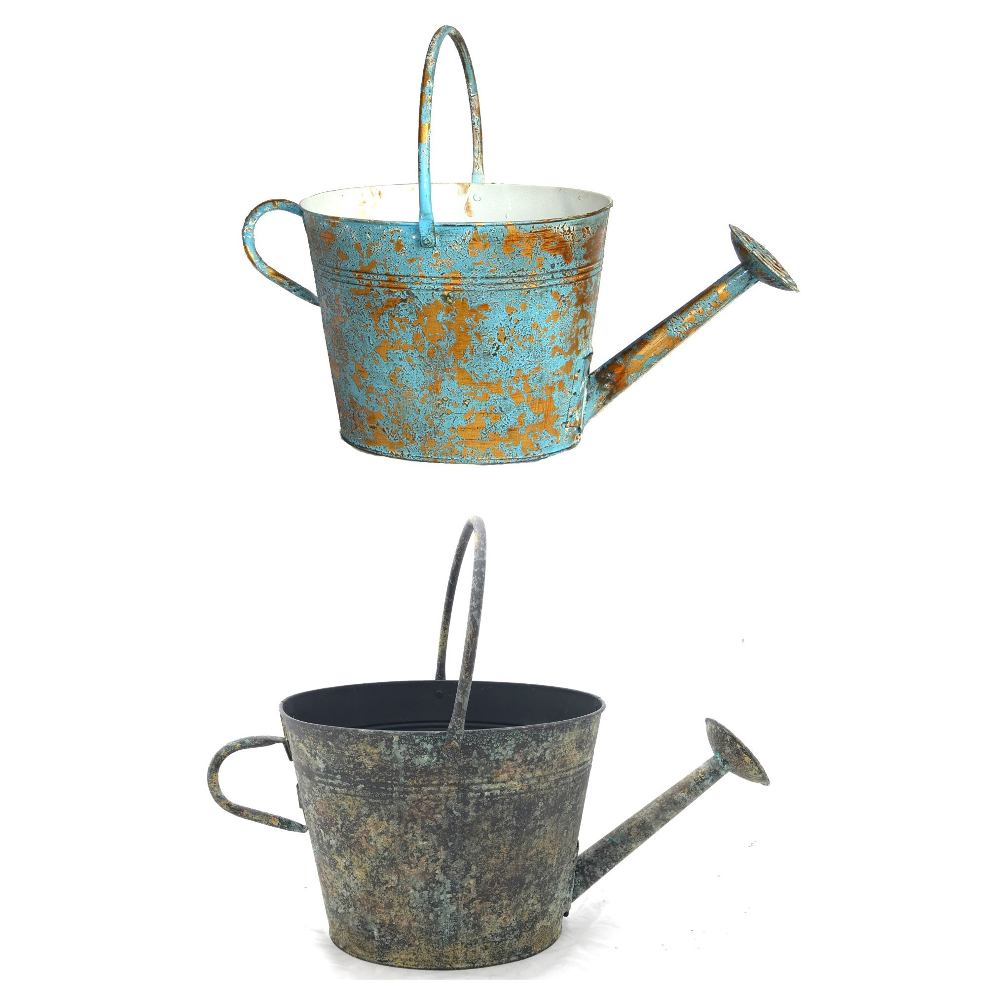 VCS 13" Oval KD Watercan Planters Vintage — priced per each; minimum 8; multiples of 8