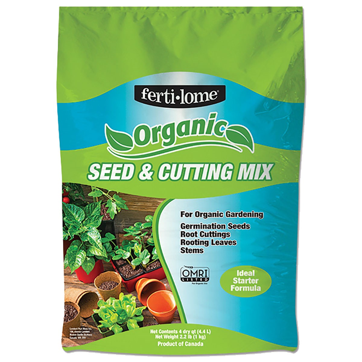 VPG 4qt FertiLome Organic Seed & Cutting Mix — Single Unit
