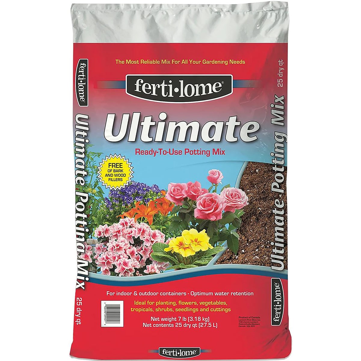 VPG 25Qt Ultimate Potting Mix Fertilome — Single Unit