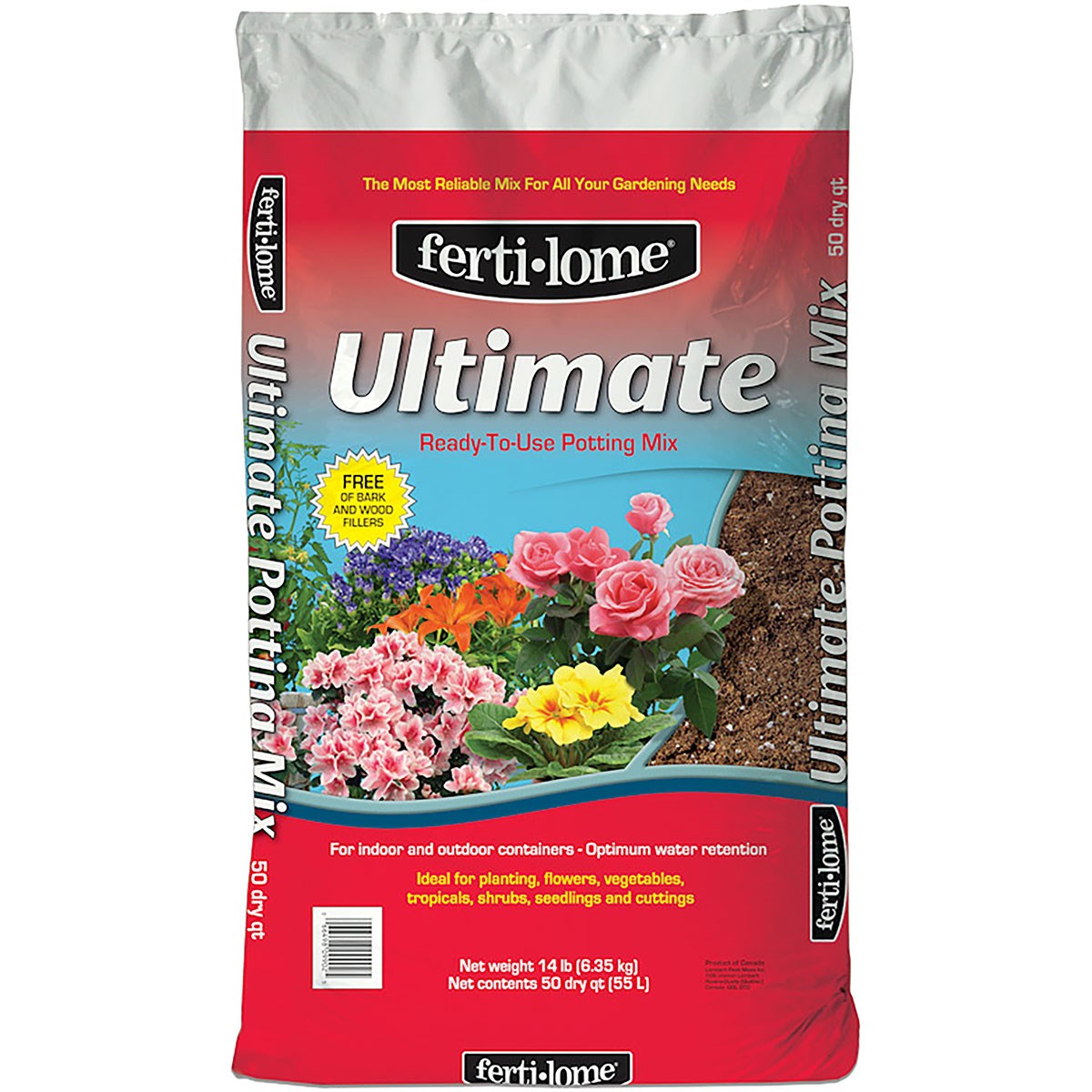 VPG 50Qt Ultimate Potting Mix Fertilome — Single Unit