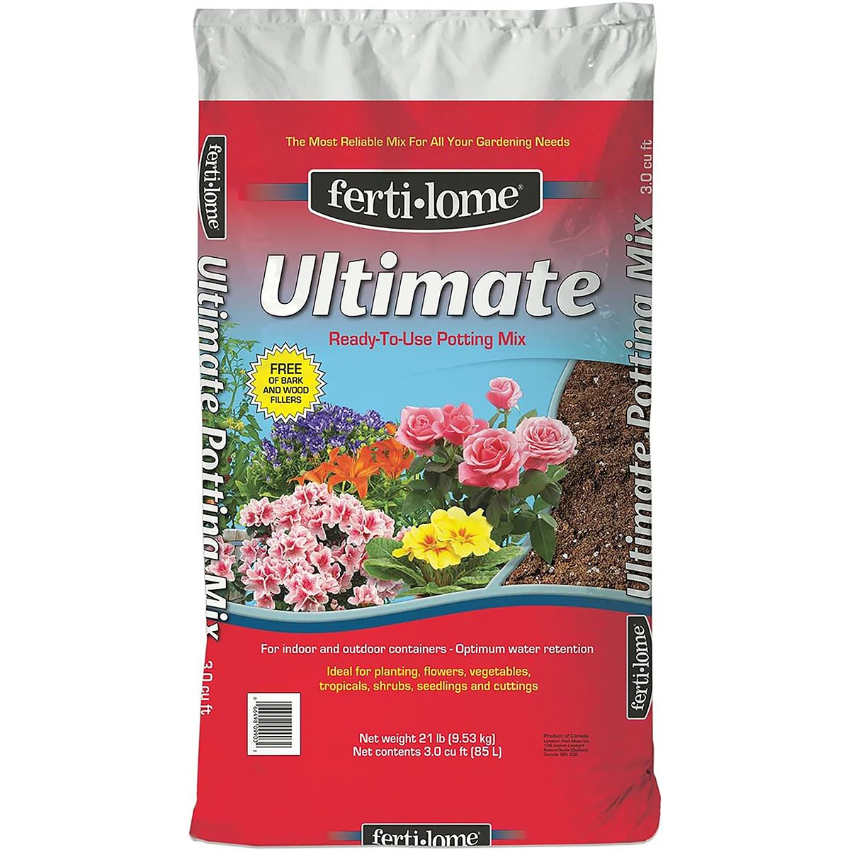 VPG 3CF Ultimate Potting Mix Fertilome — Single Unit