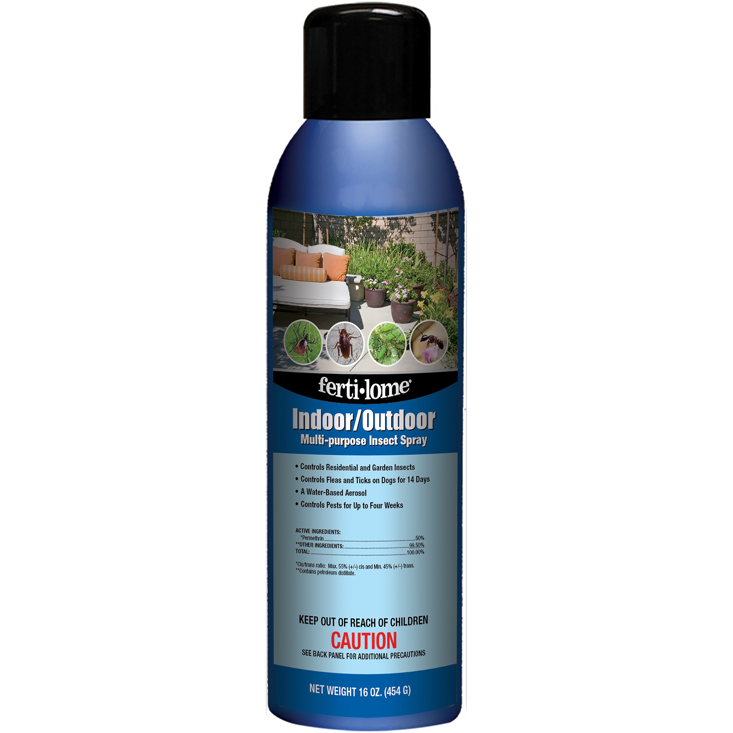 Fertilome 16oz In/Out Insect Spray Aerosol — priced per each; minimum 12; multiples of 12
