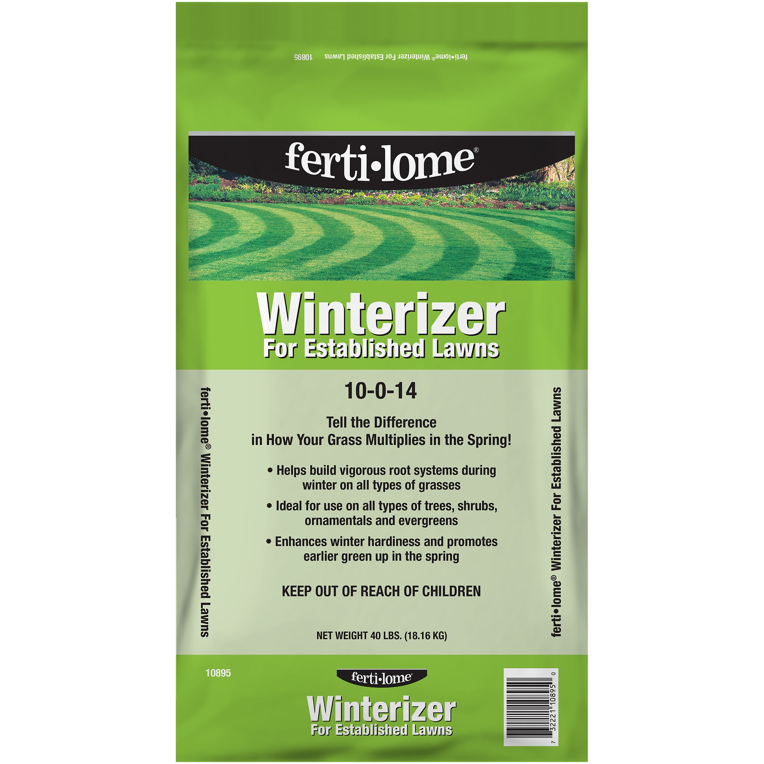 Fertilome 40# Winterizer Establish Lawns 10-0-14