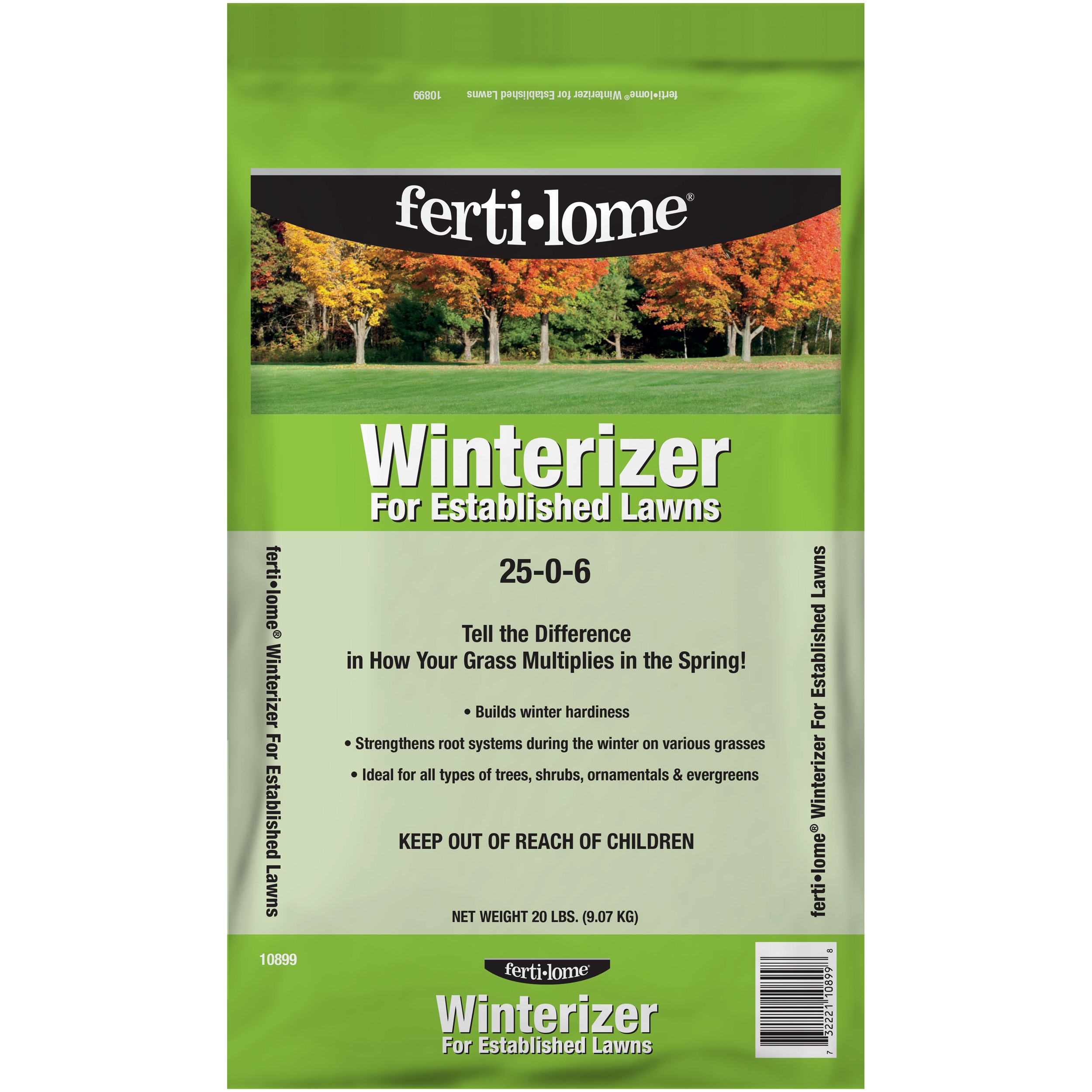 Fertilome 20# Winterizer Established Lawn 25-0-6