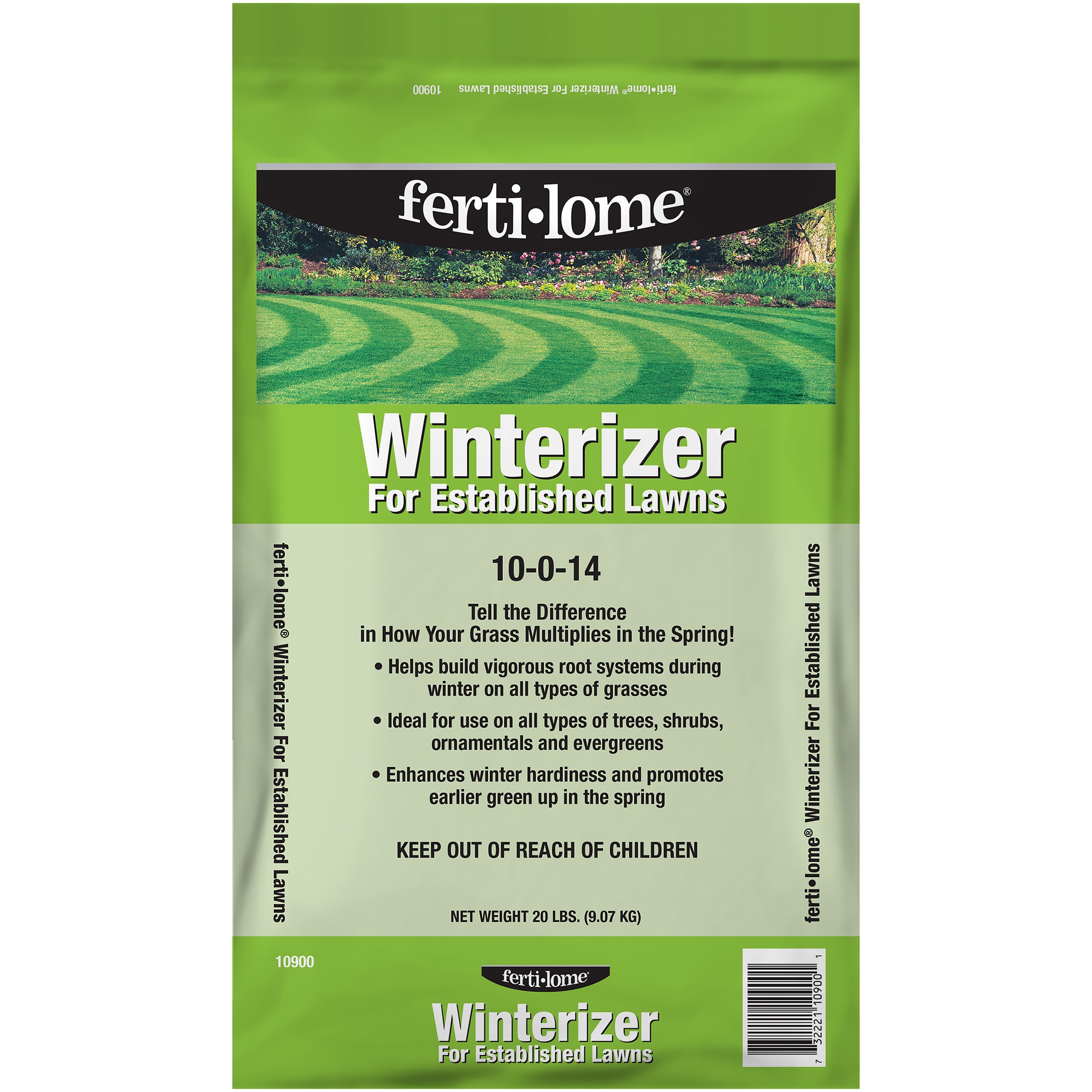 Fertilome 20# Winterizer Established Lawn 10-0-14