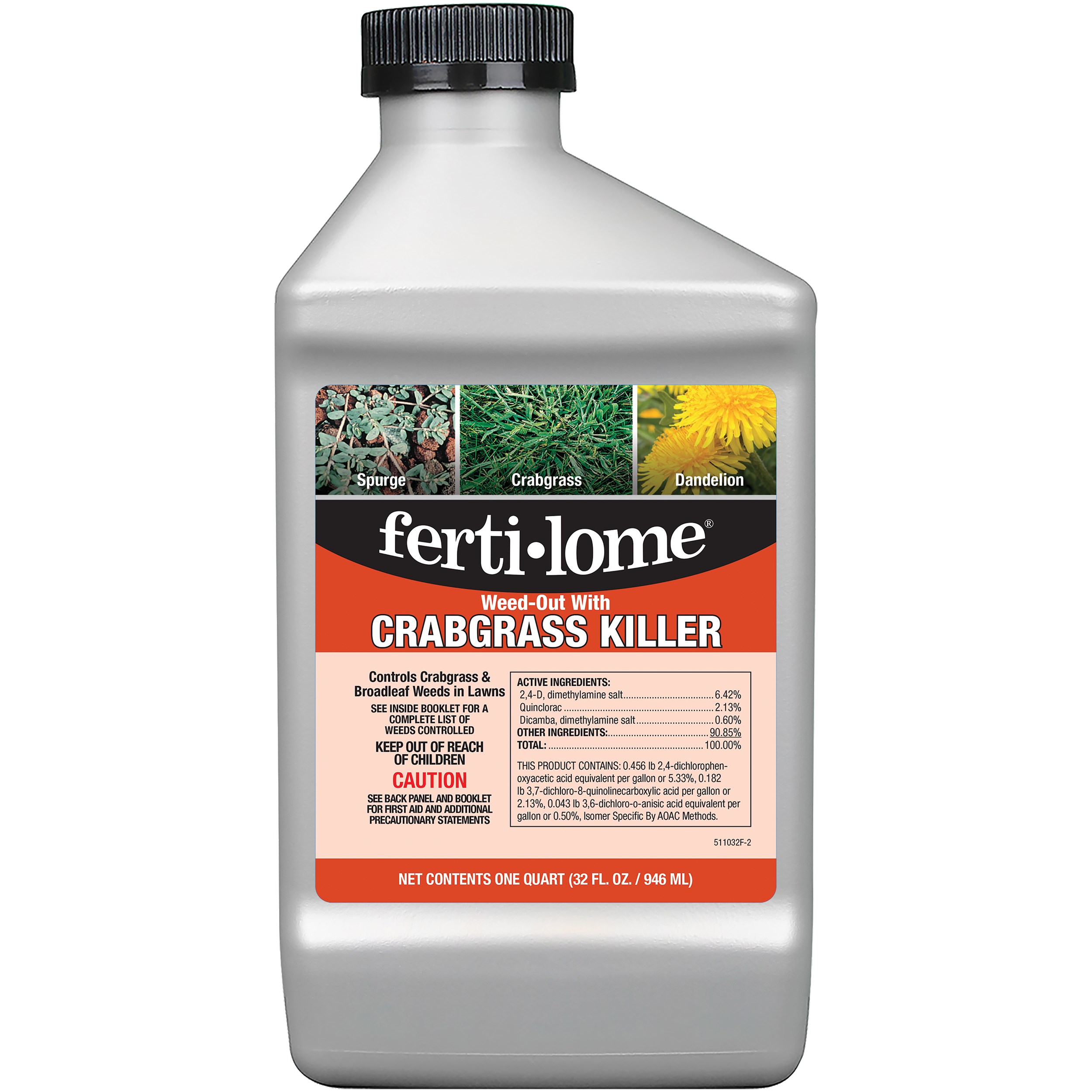 Fertilome 32oz Weed Out w/ Crabgrass Killer Conc — priced per each; minimum 12; multiples of 12