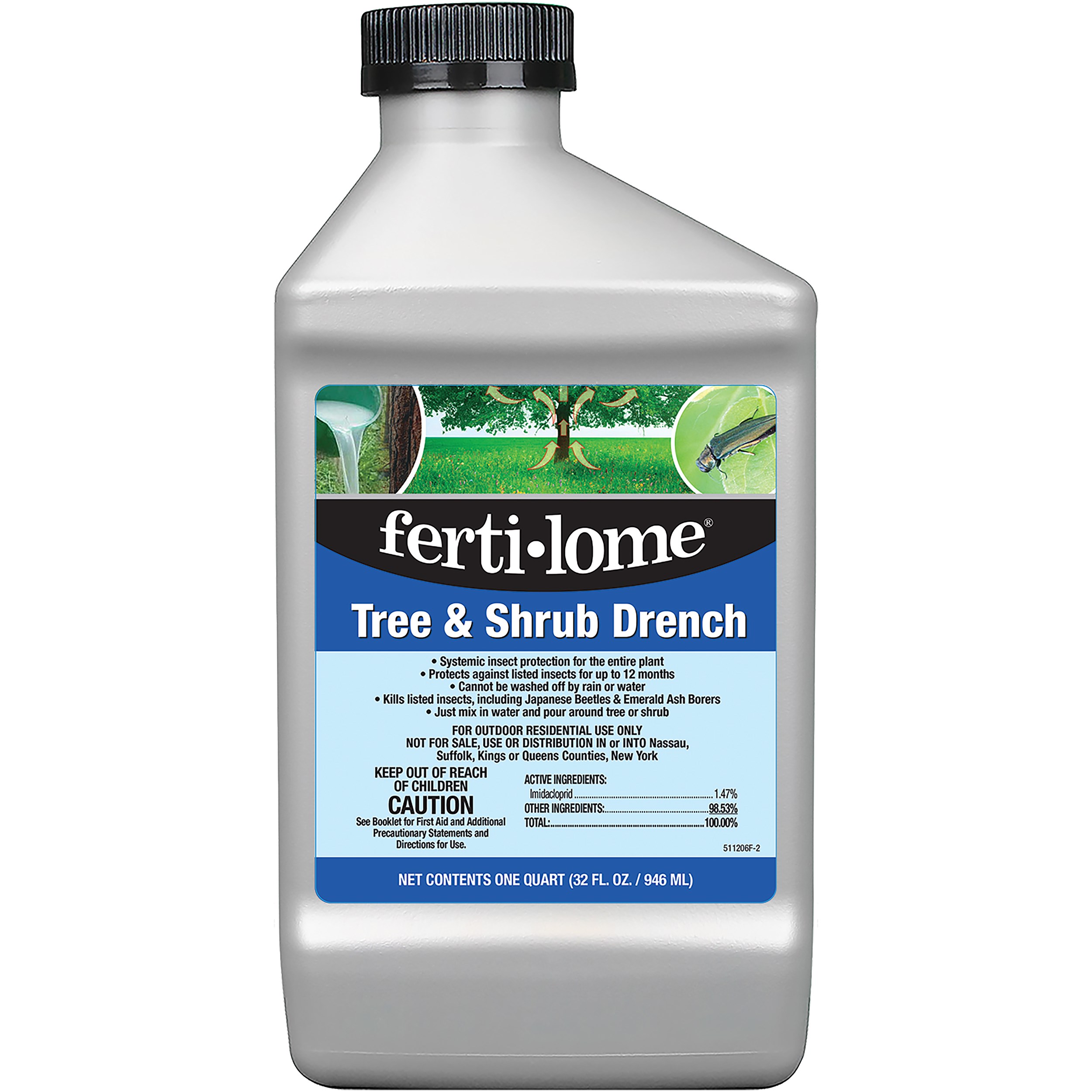 Fertilome 32oz Tree & Shrub Drench Concentrate — priced per each; minimum 12; multiples of 12