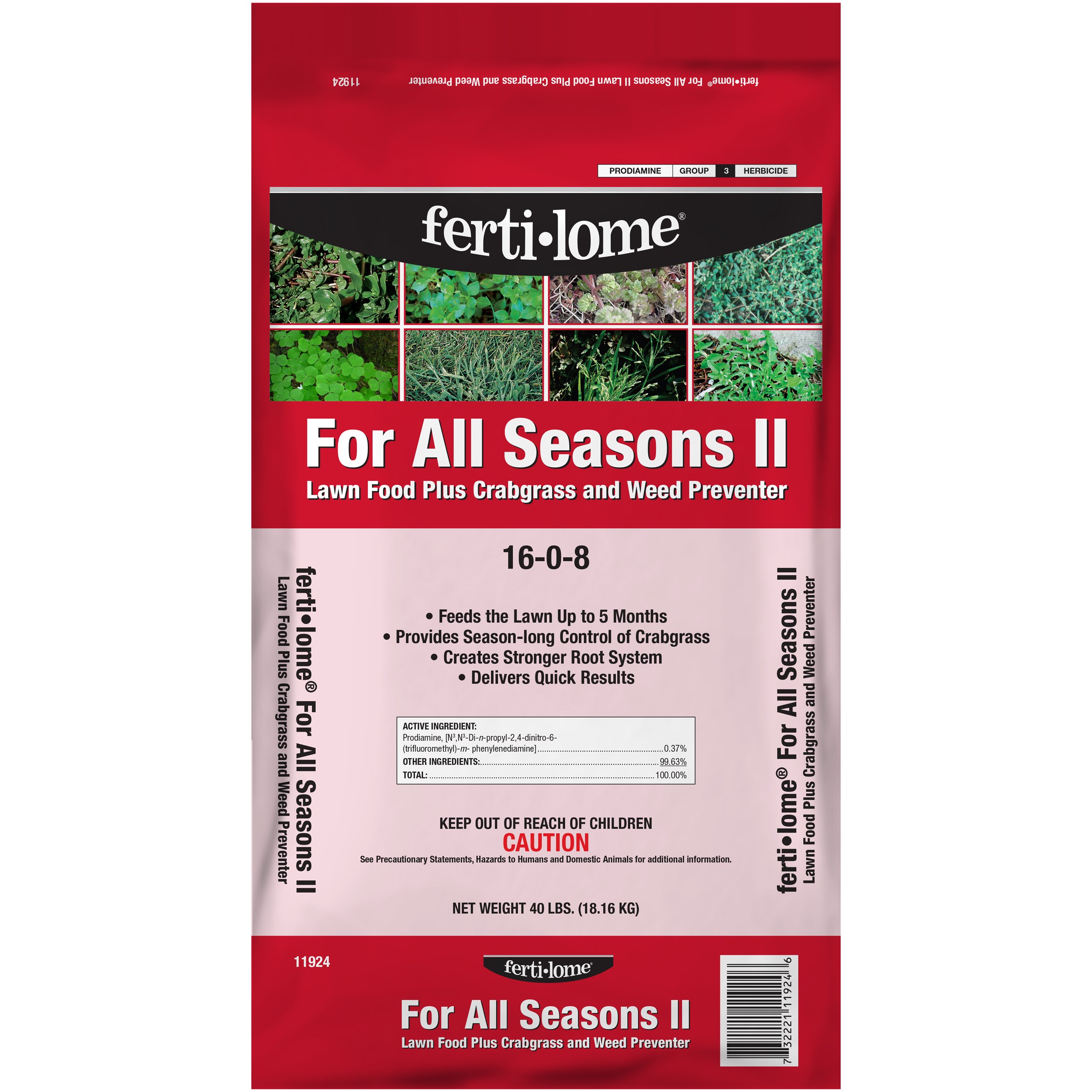 Fertilome 40# For All Seasons Lawn Food 16-0-8